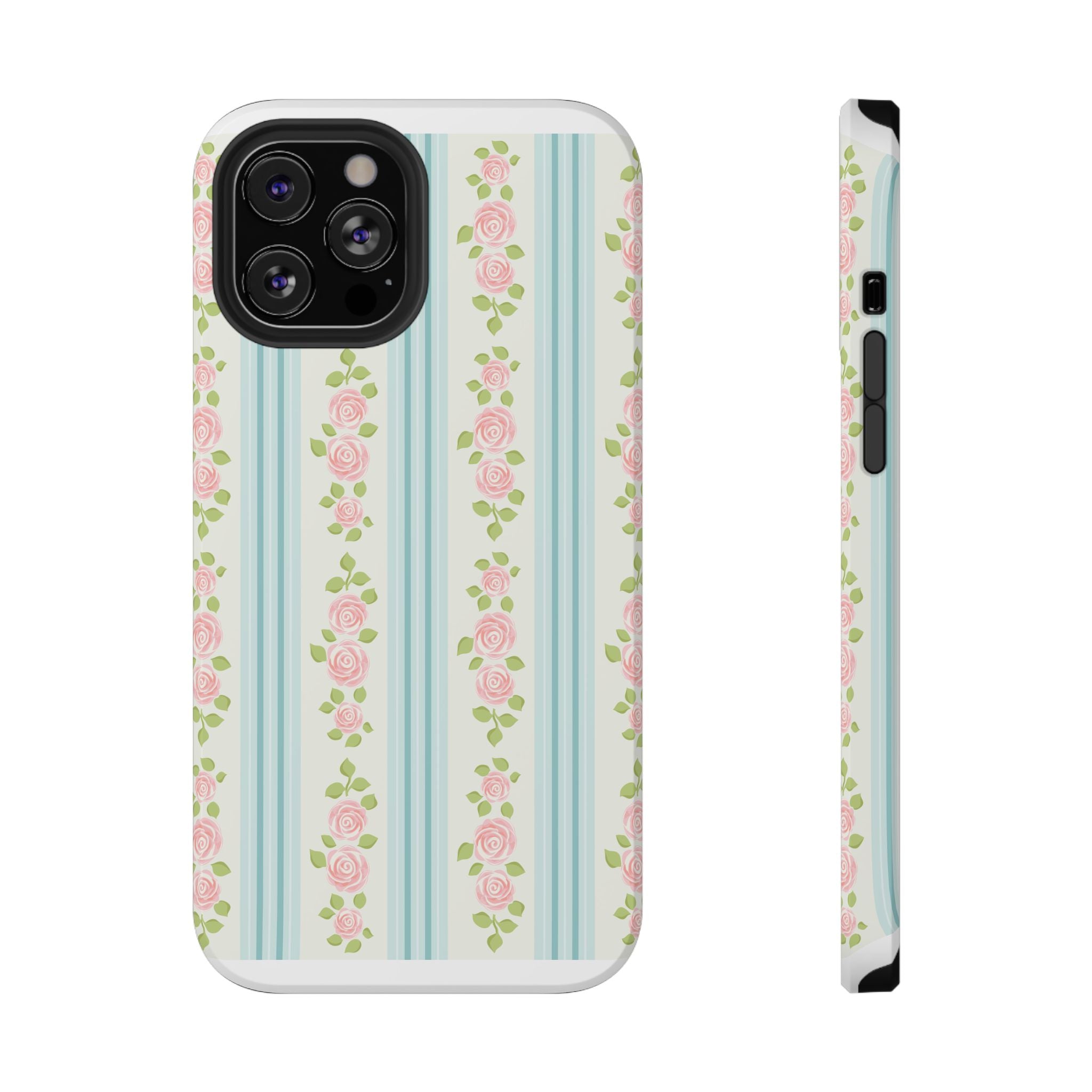 Customizable: Floral Impact-Resistant Phone Case
