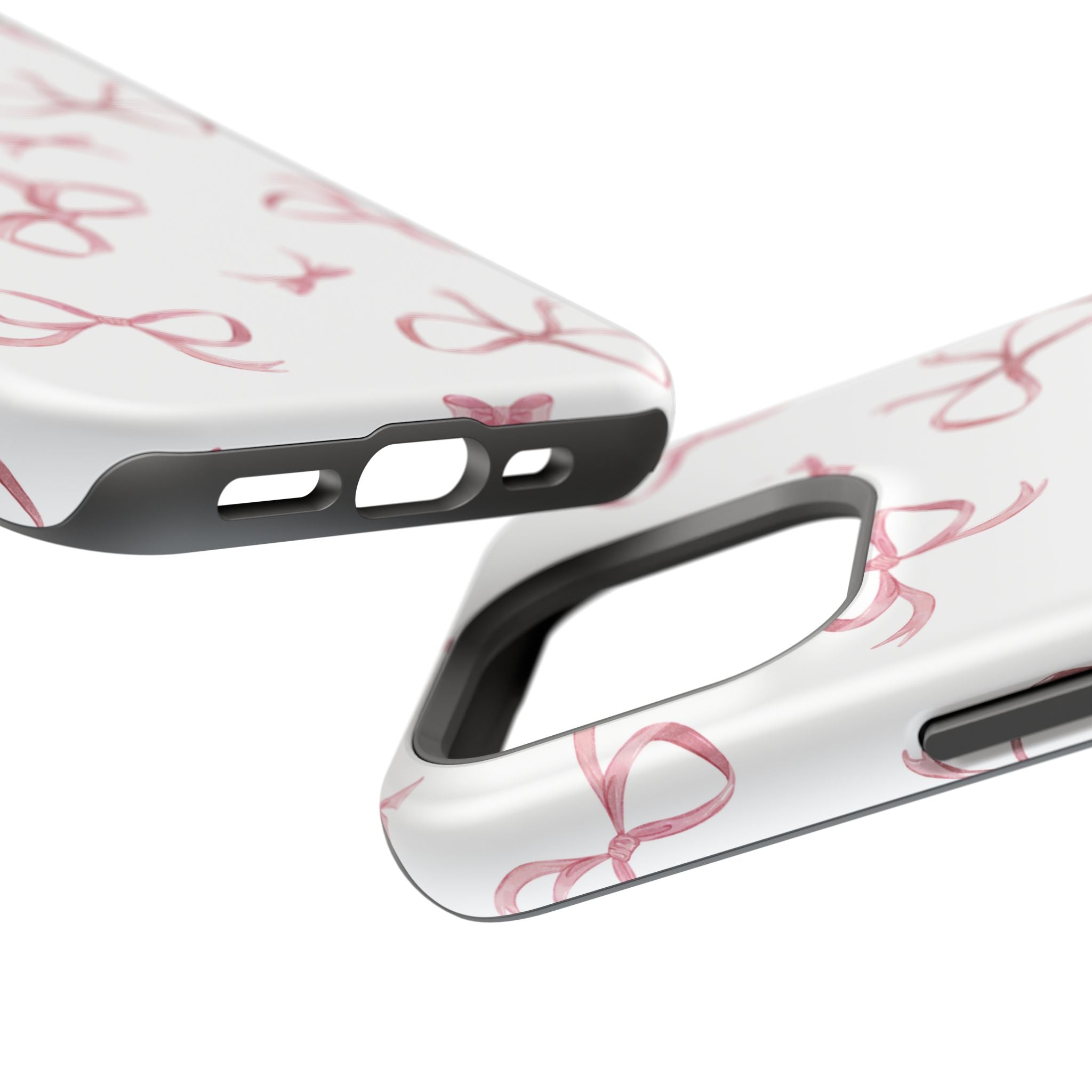 Customizable: Coquette Bow Stylish Impact-Resistant Phone Case