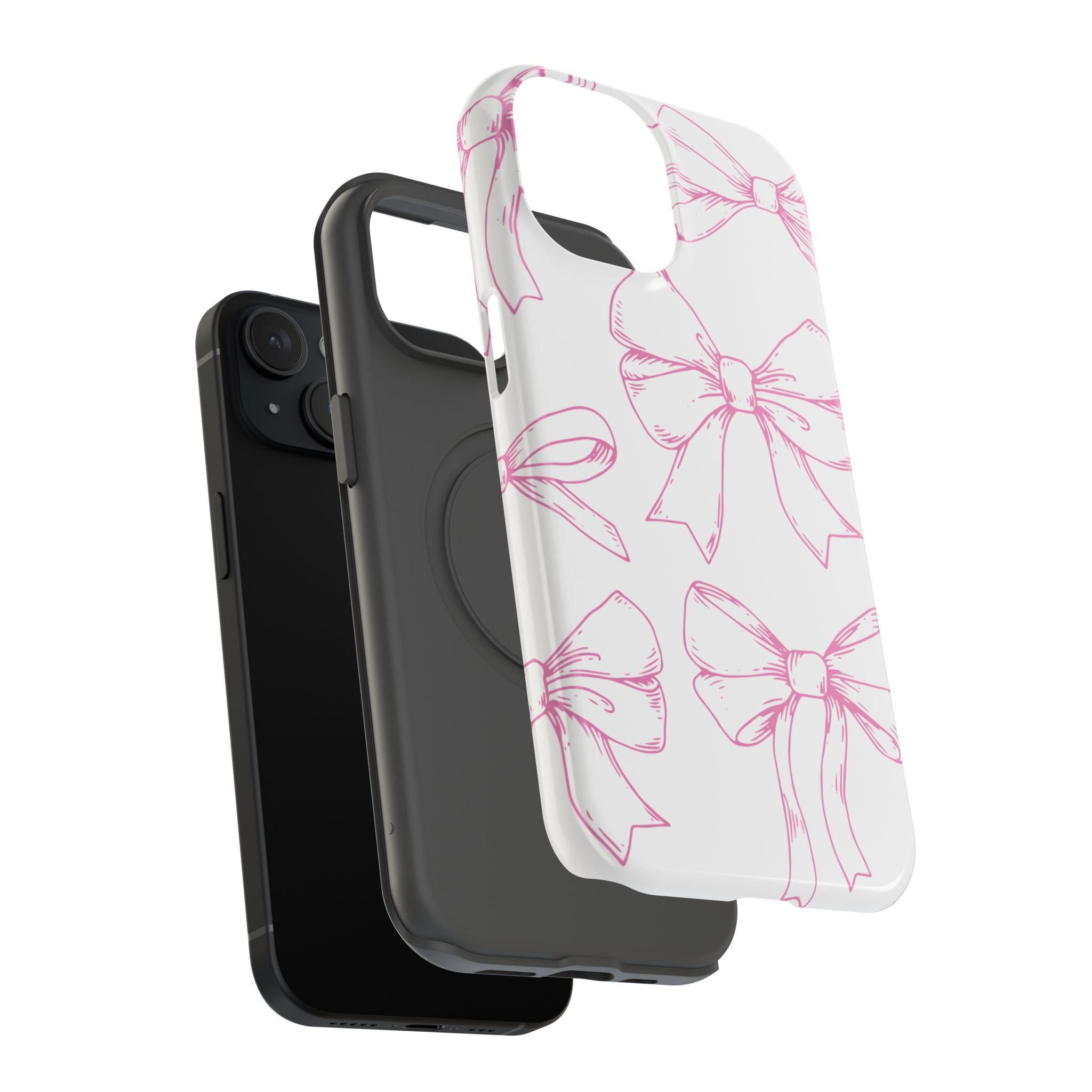 Customizable: Cute Bow Pattern Phone Case