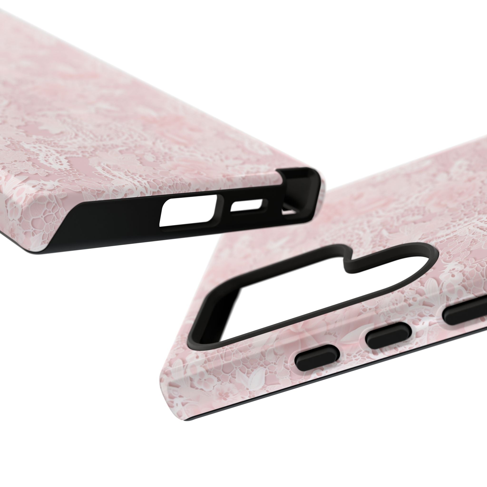 Customizable: Pink Floral Phone Case, Stylish Tough Cases, Unique Gift for Her, Cute Phone Accessories, Floral Tech Cover