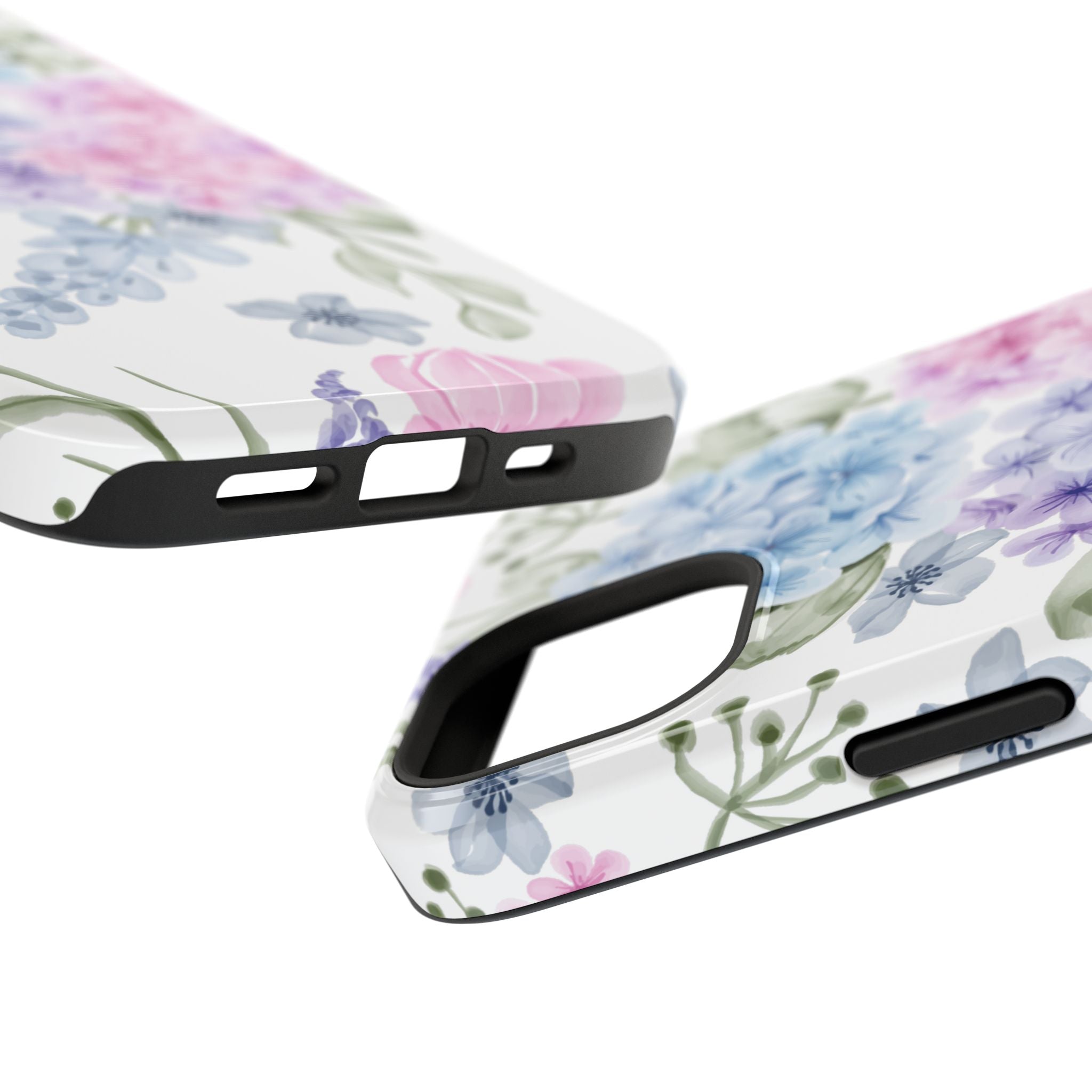 Customizable: Floral Hydrangea Impact-Resistant Phone Case