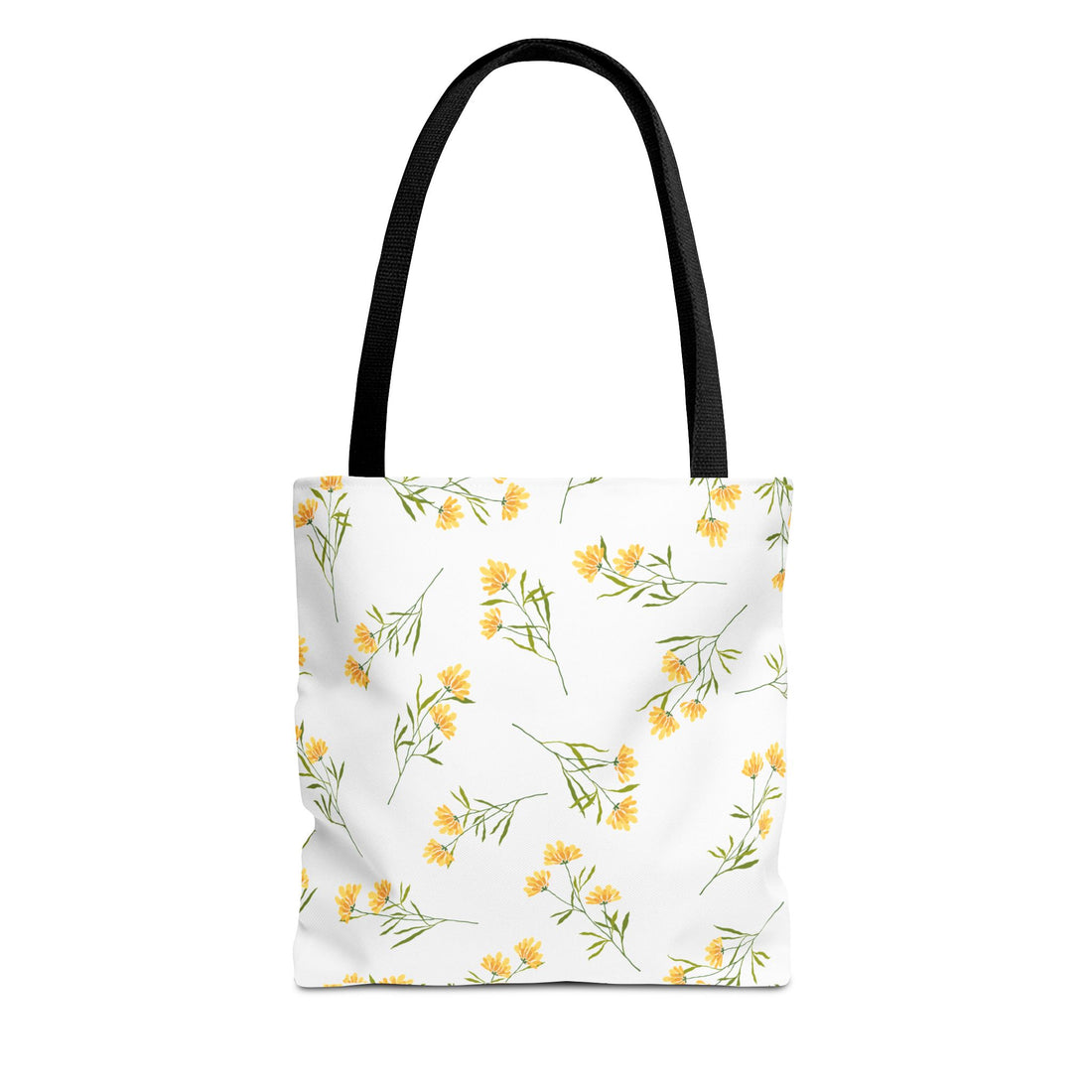 Customizable: Yellow Floral Tote Bag