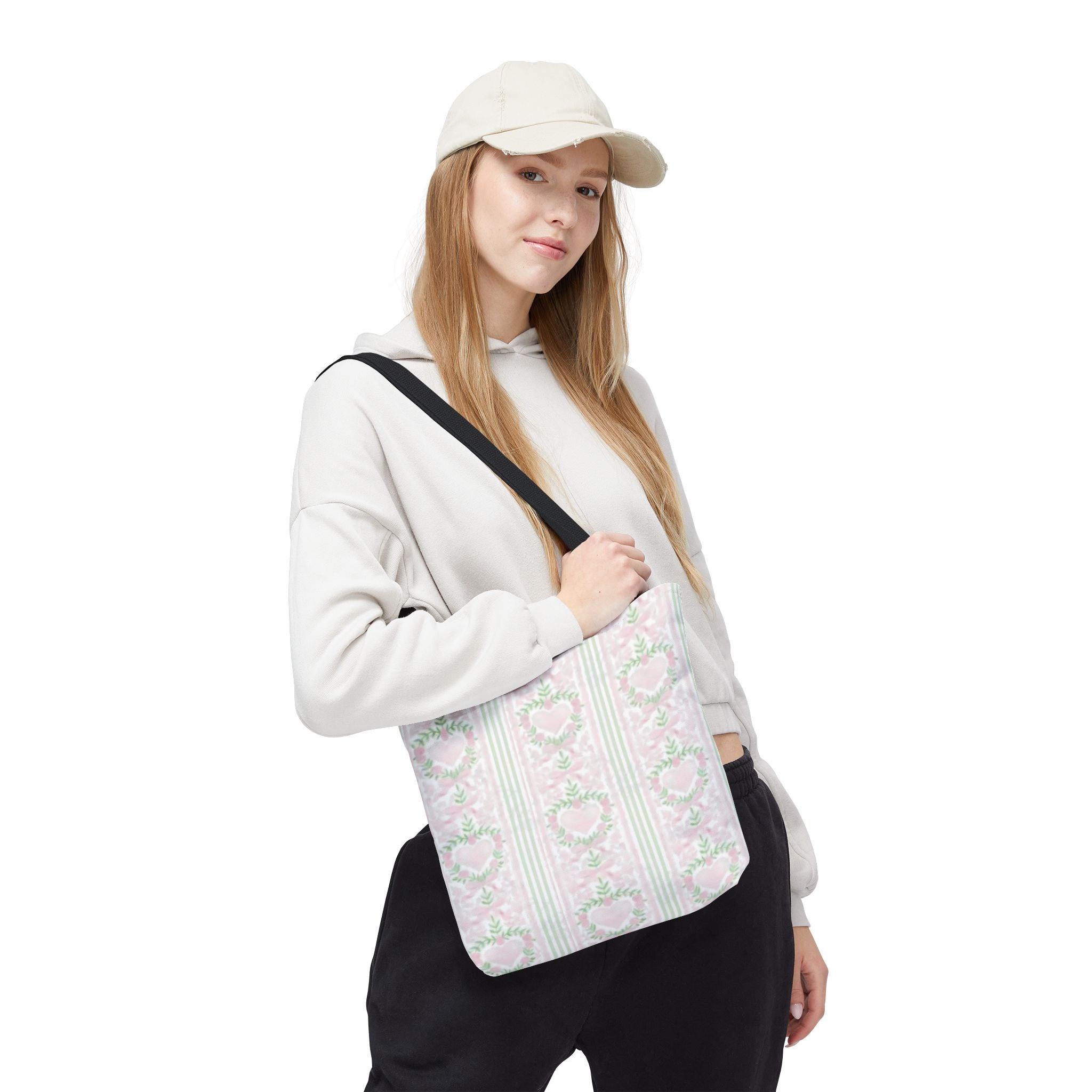 Romantic Floral Tote Bag,  Perfect for Shopping, Gifts, School, and Wedding