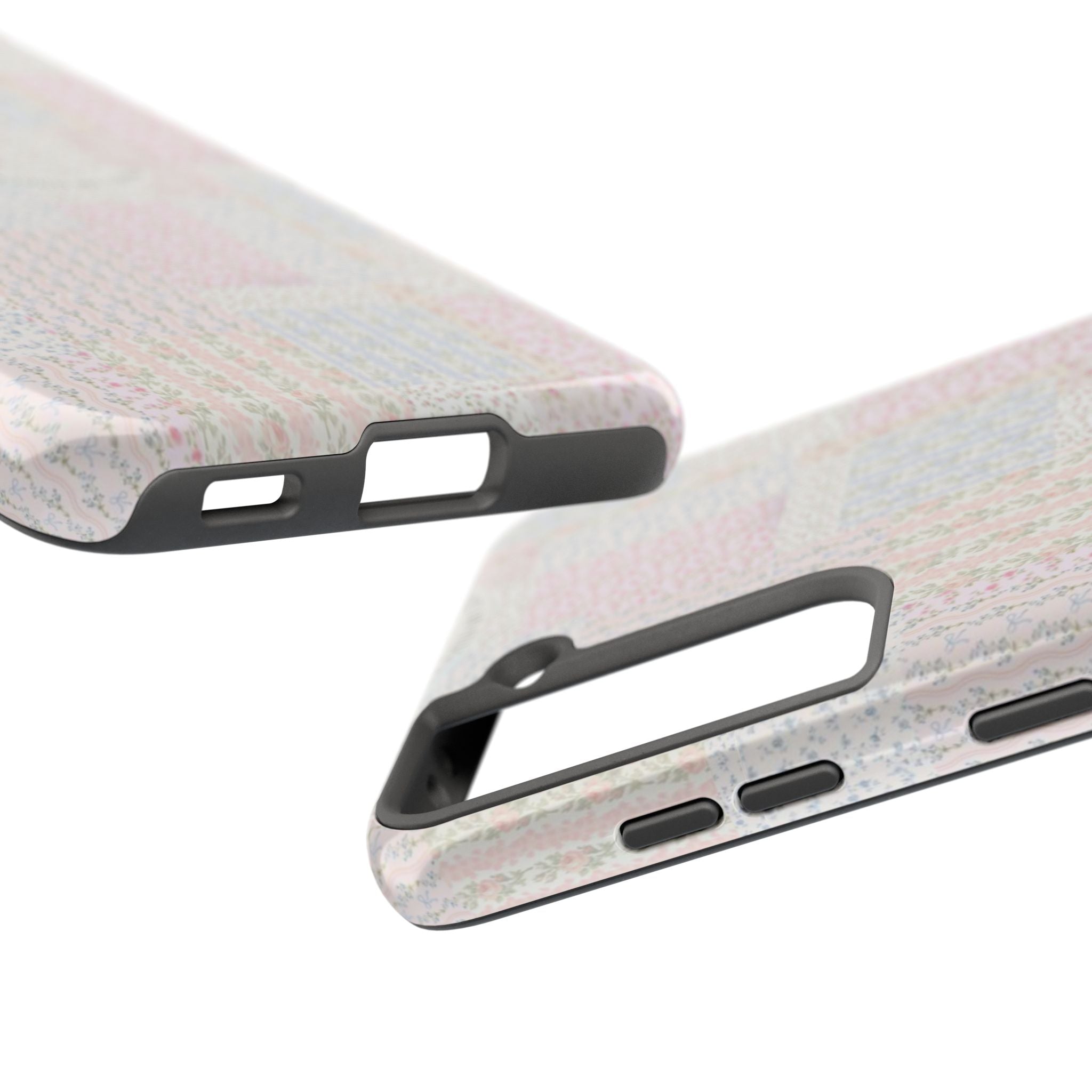 Floral Tough Phone Cases, Protective Phone Cover, Inspirational Tech Accessory, Gift for Her, Fashionable Phone Case, Unique Design