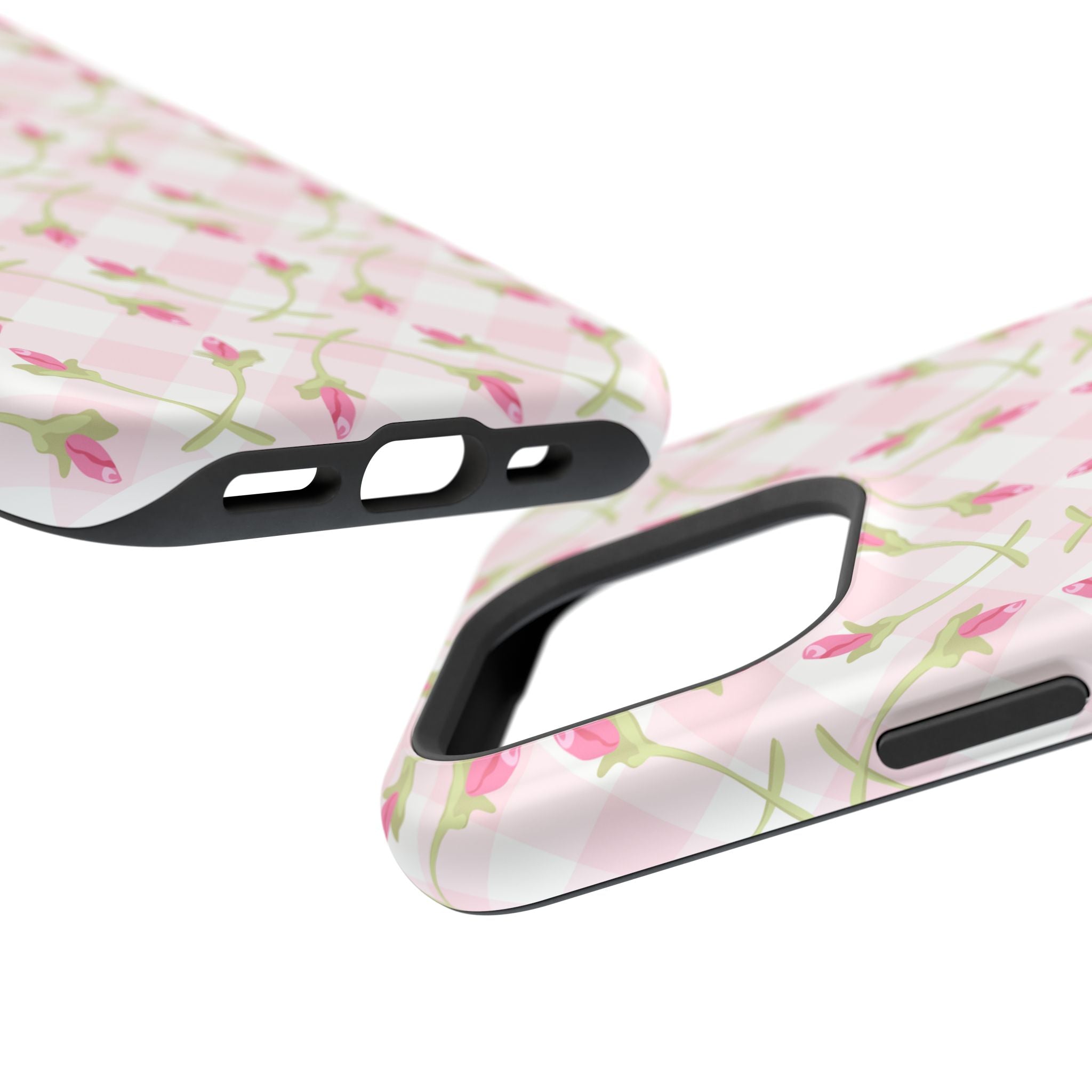 Customizable: Floral Impact-Resistant Phone Case
