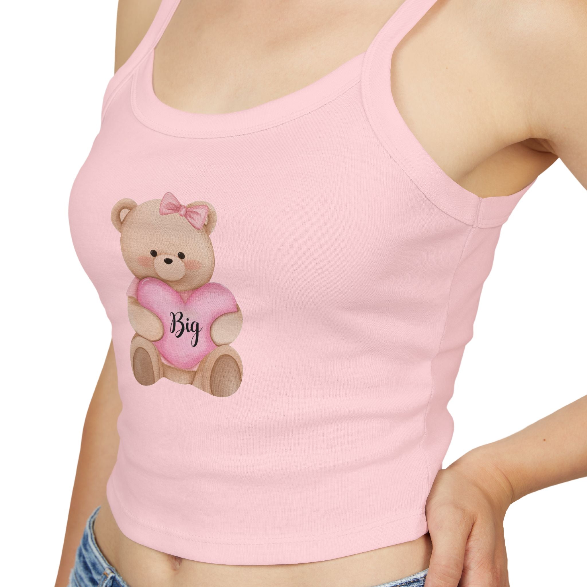 Customizable Sorority Big/Little  Reveal Bear Tank: Big