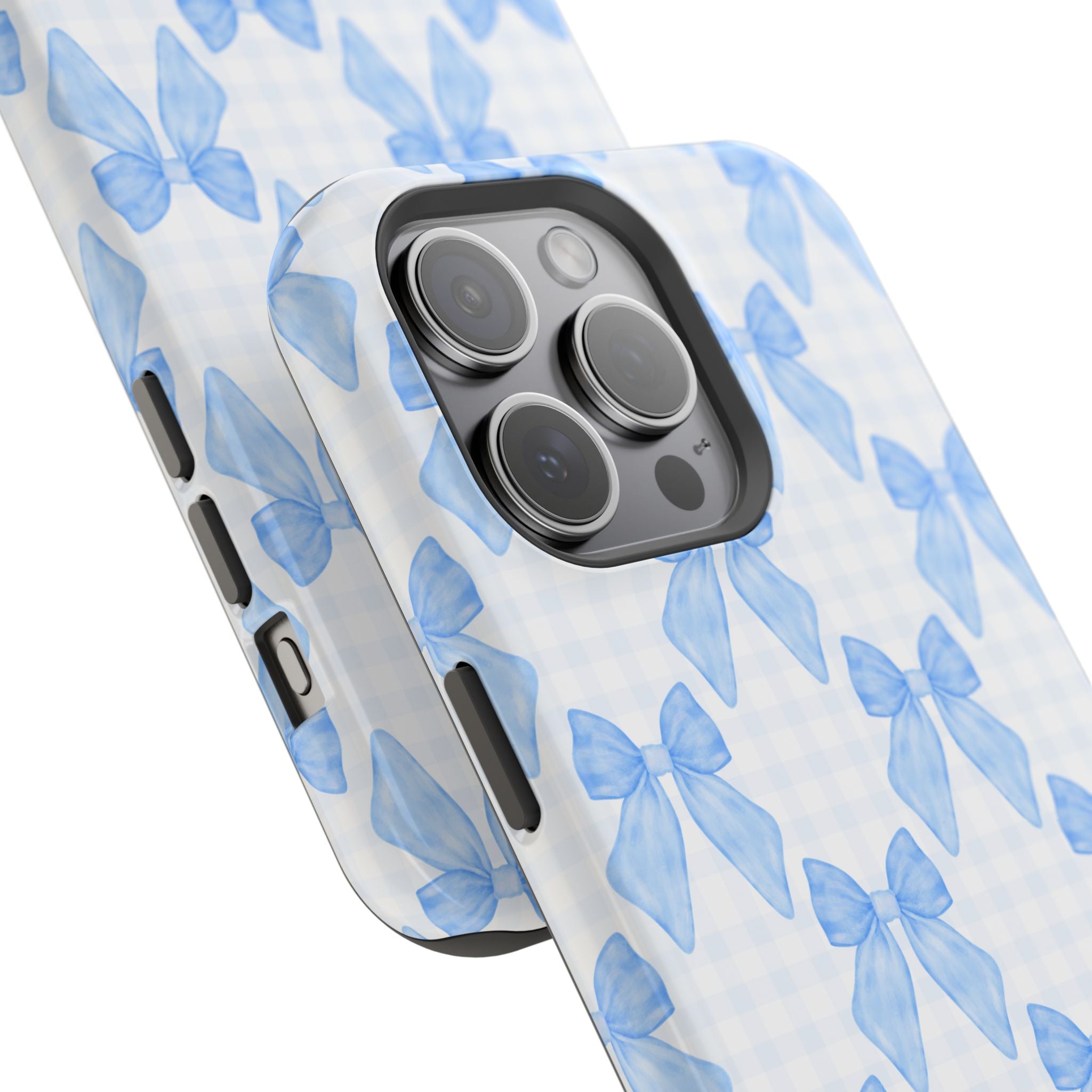 Customizable: Charming Bow Pattern Phone Case