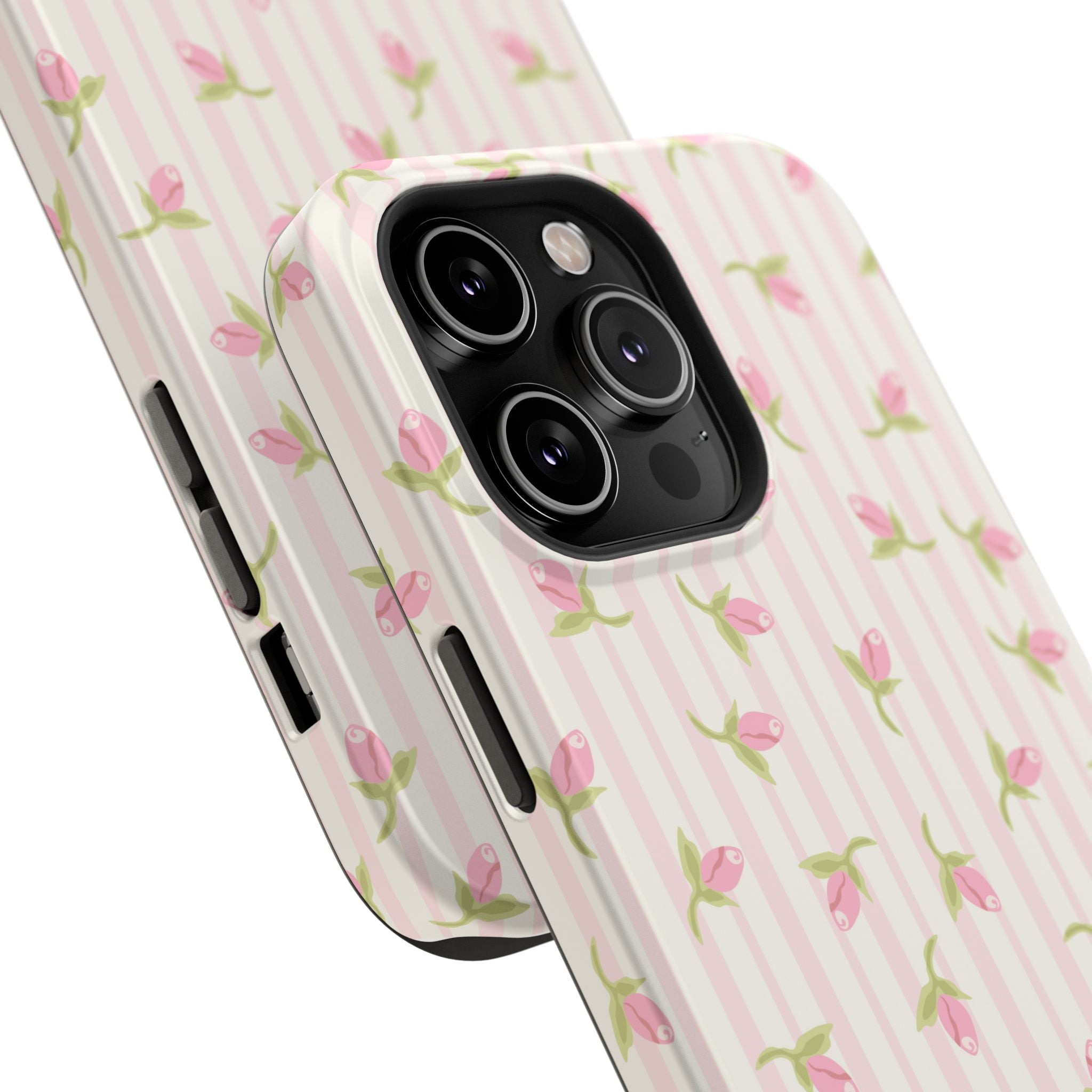 Customizable: Floral Impact-Resistant Phone Case