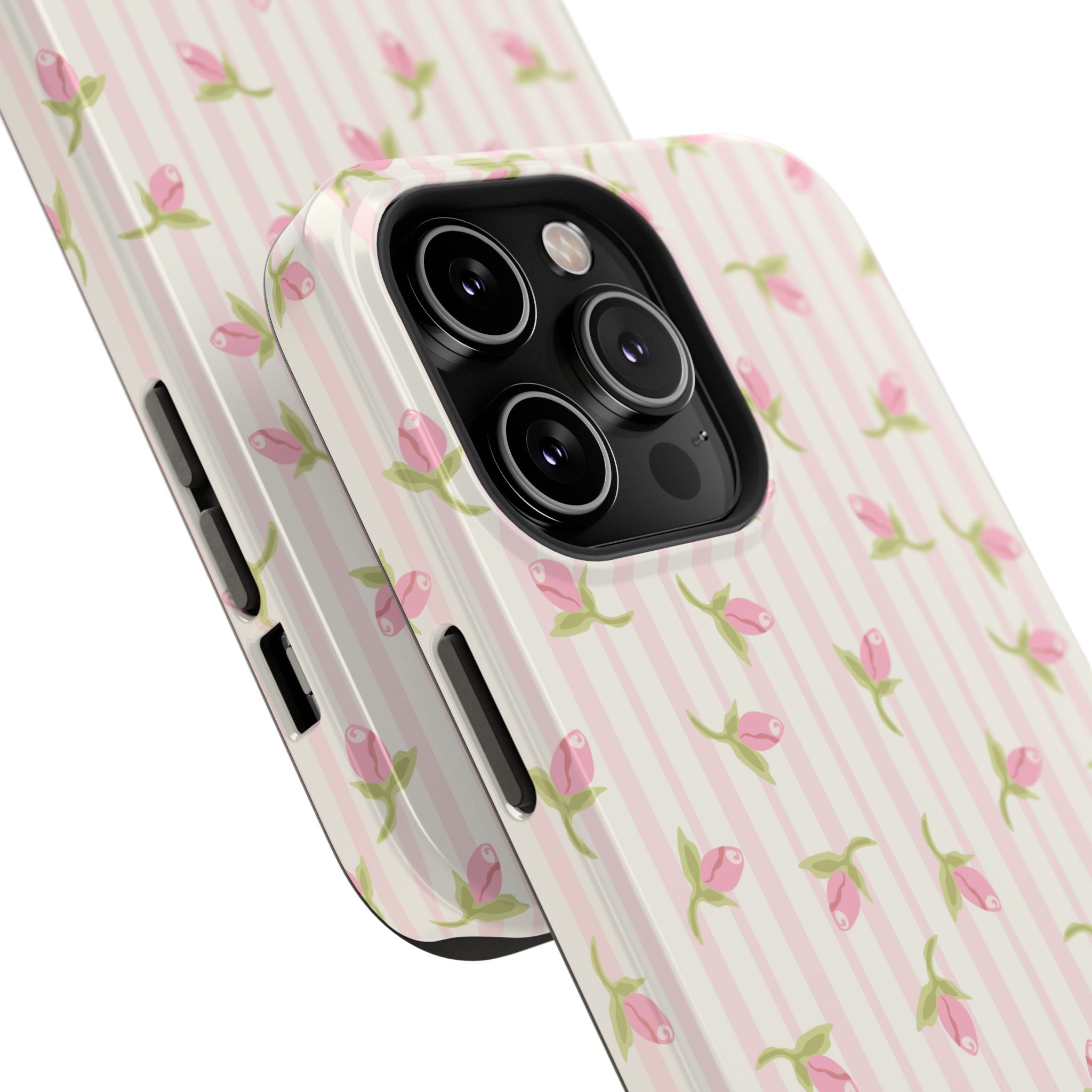 Customizable: Floral Impact-Resistant Phone Case