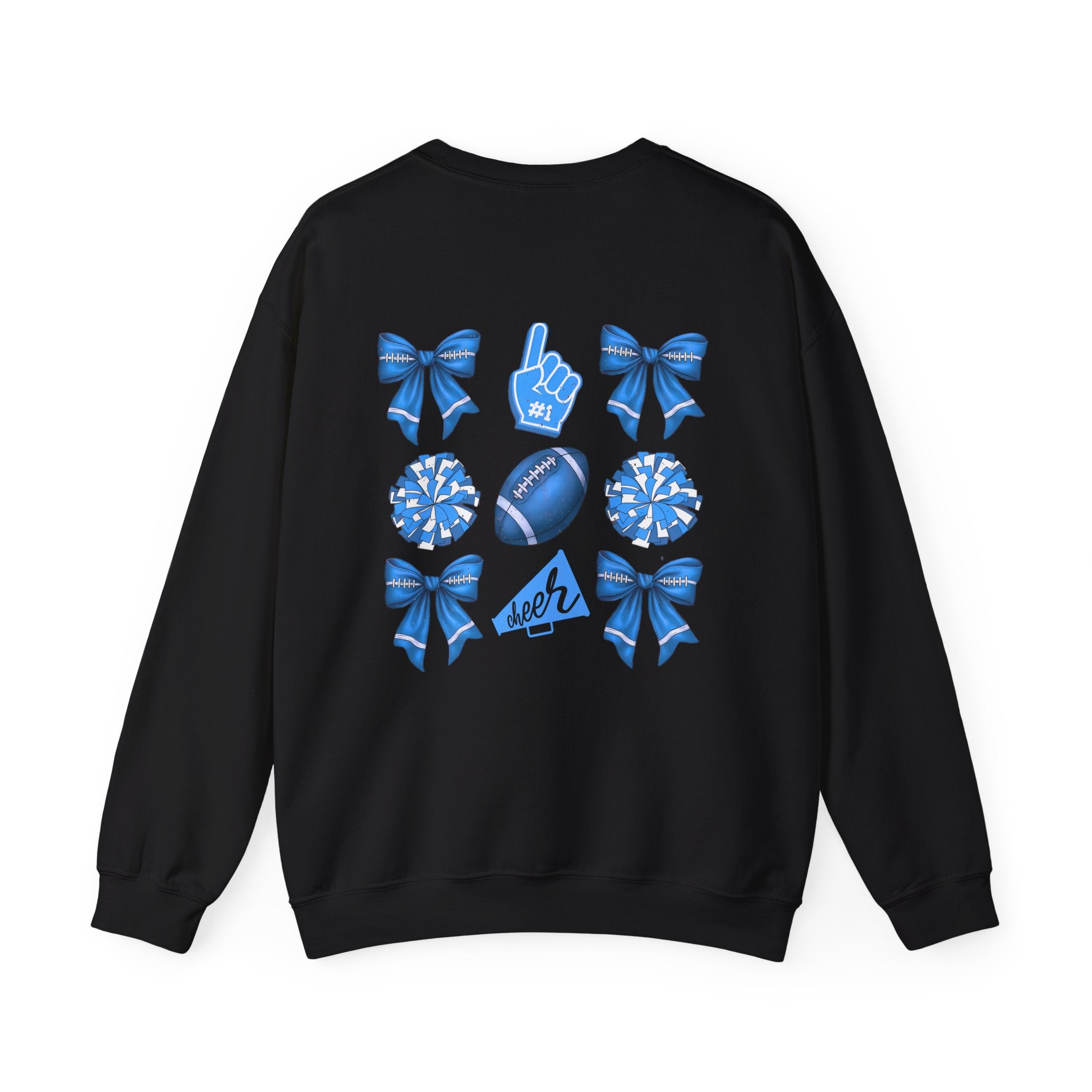 Customizable Light Blue Gameday Crewneck Sweatshirt | College Apparel, Game Day Hoodie, Sports Fan Gear, Customize to Say Anything you Want