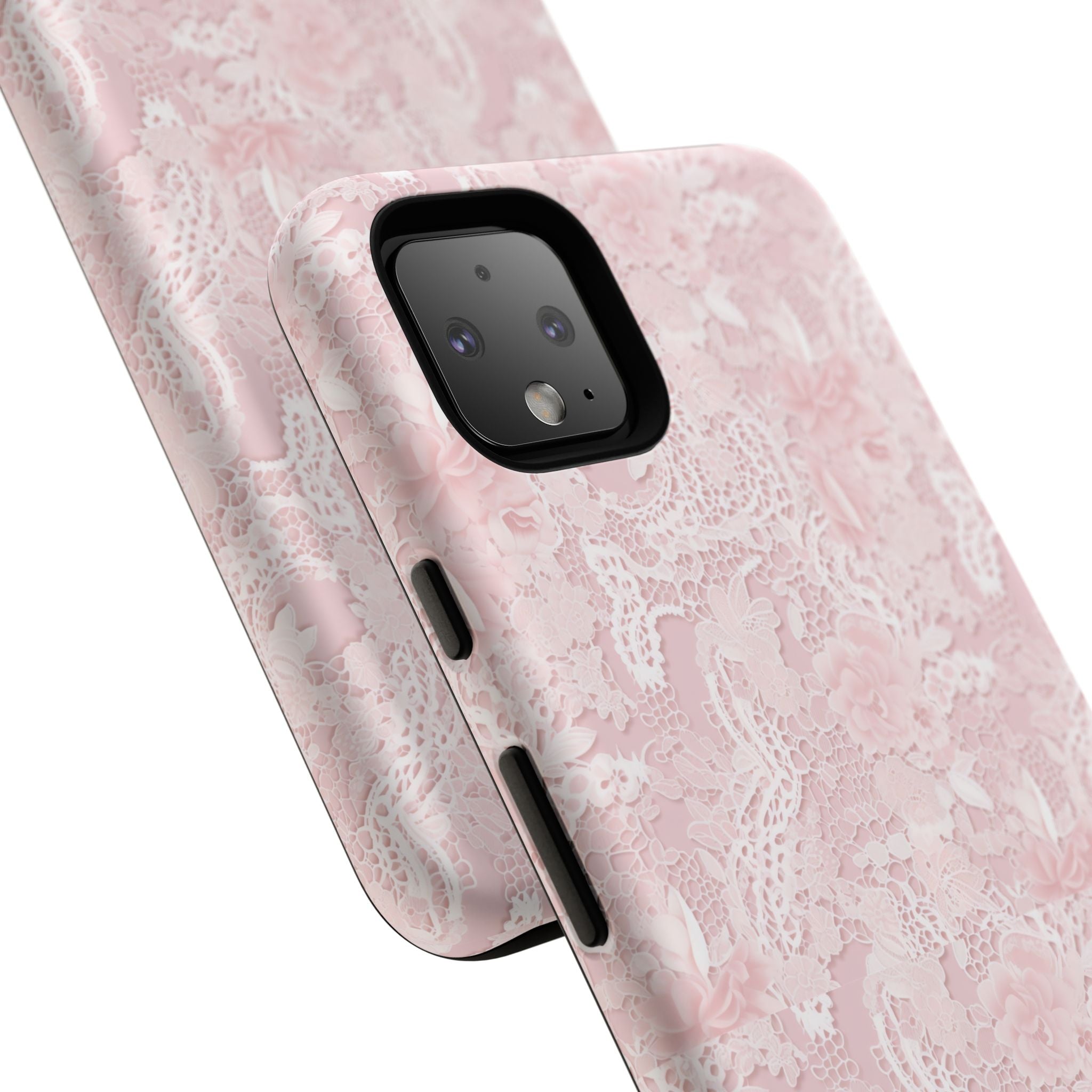 Customizable: Pink Floral Phone Case, Stylish Tough Cases, Unique Gift for Her, Cute Phone Accessories, Floral Tech Cover