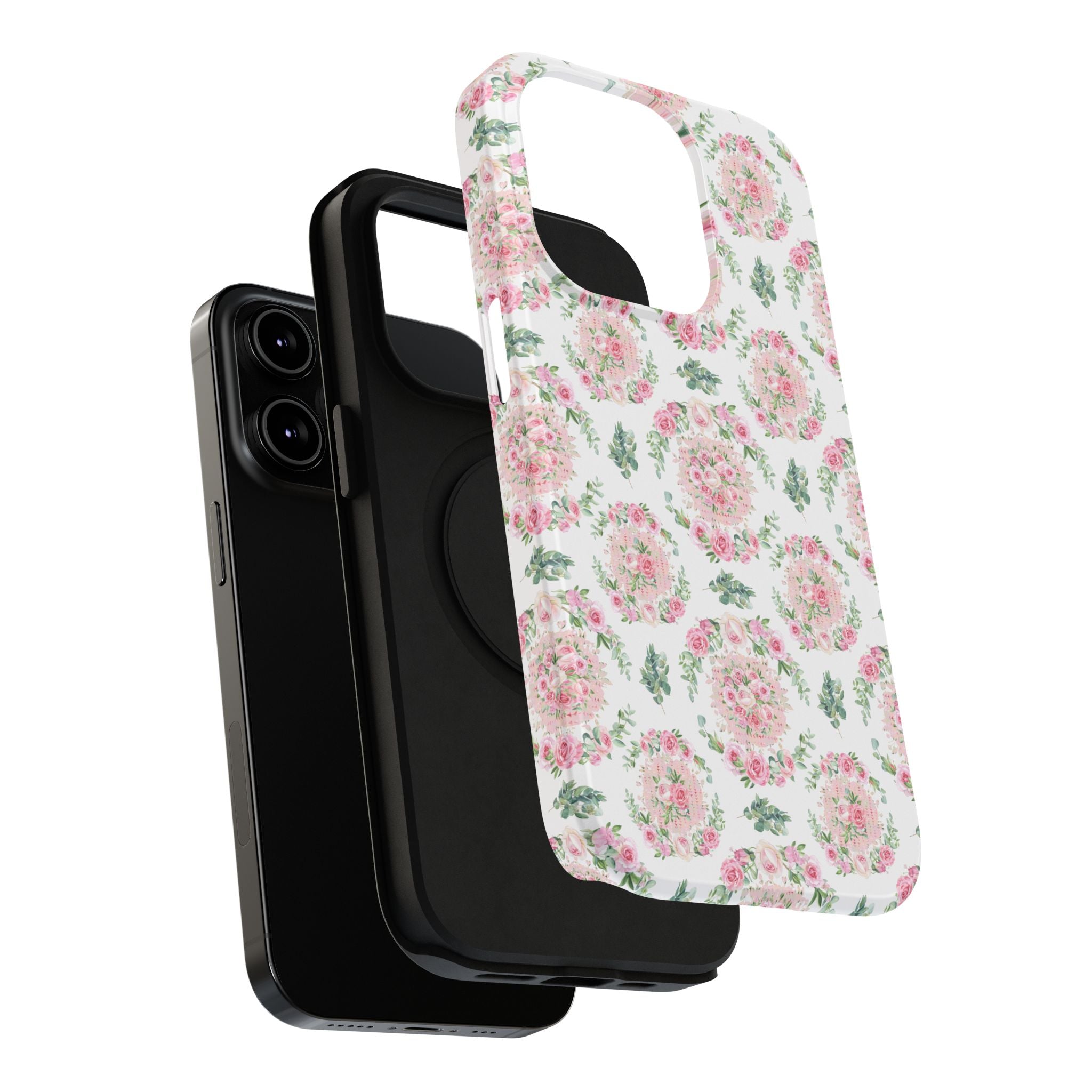 Customizable: Floral Impact-Resistant Phone Case