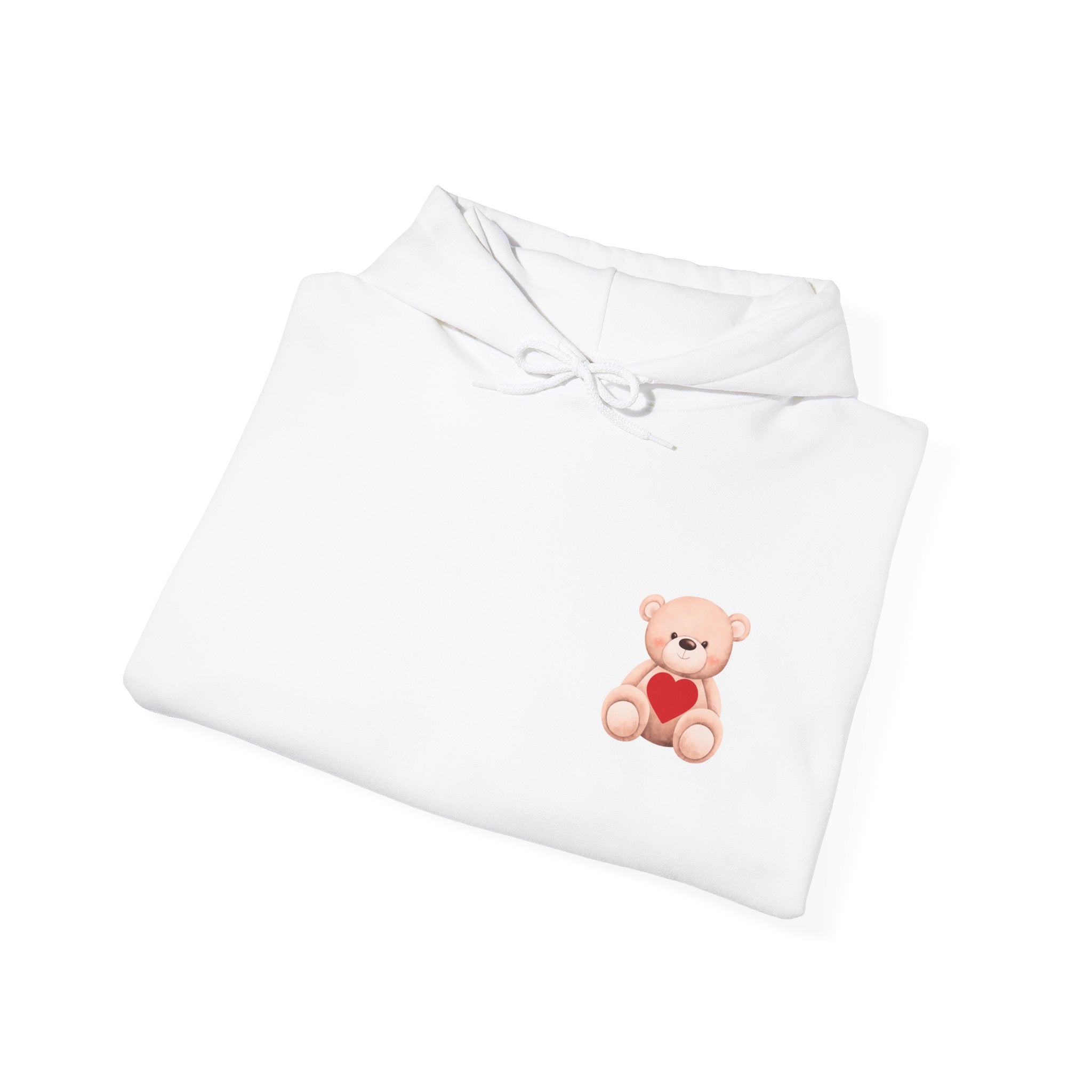 Customizable: Bear Heart Hoodie - Personalizable School Spirit Apparel