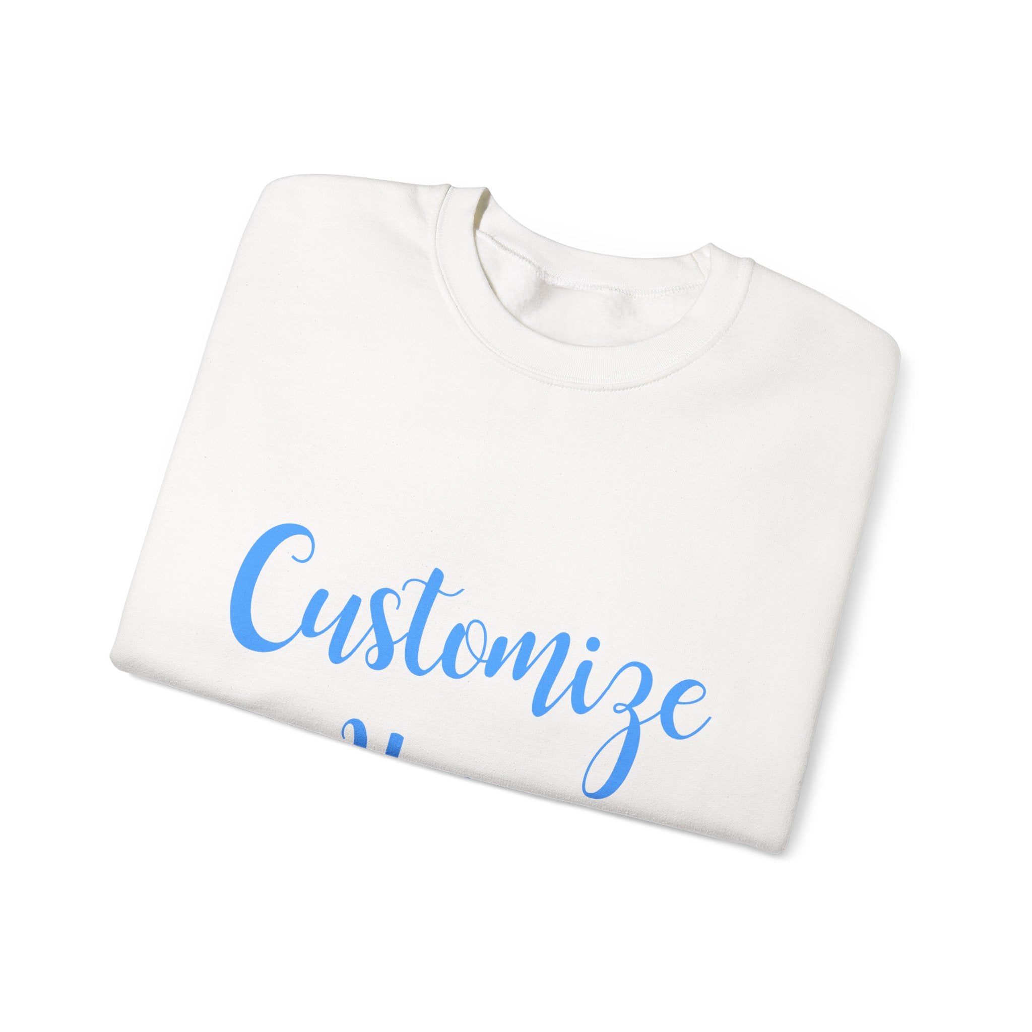 Customizable Light Blue Gameday Crewneck Sweatshirt | College Apparel, Game Day Hoodie, Sports Fan Gear, Customize to Say Anything you Want