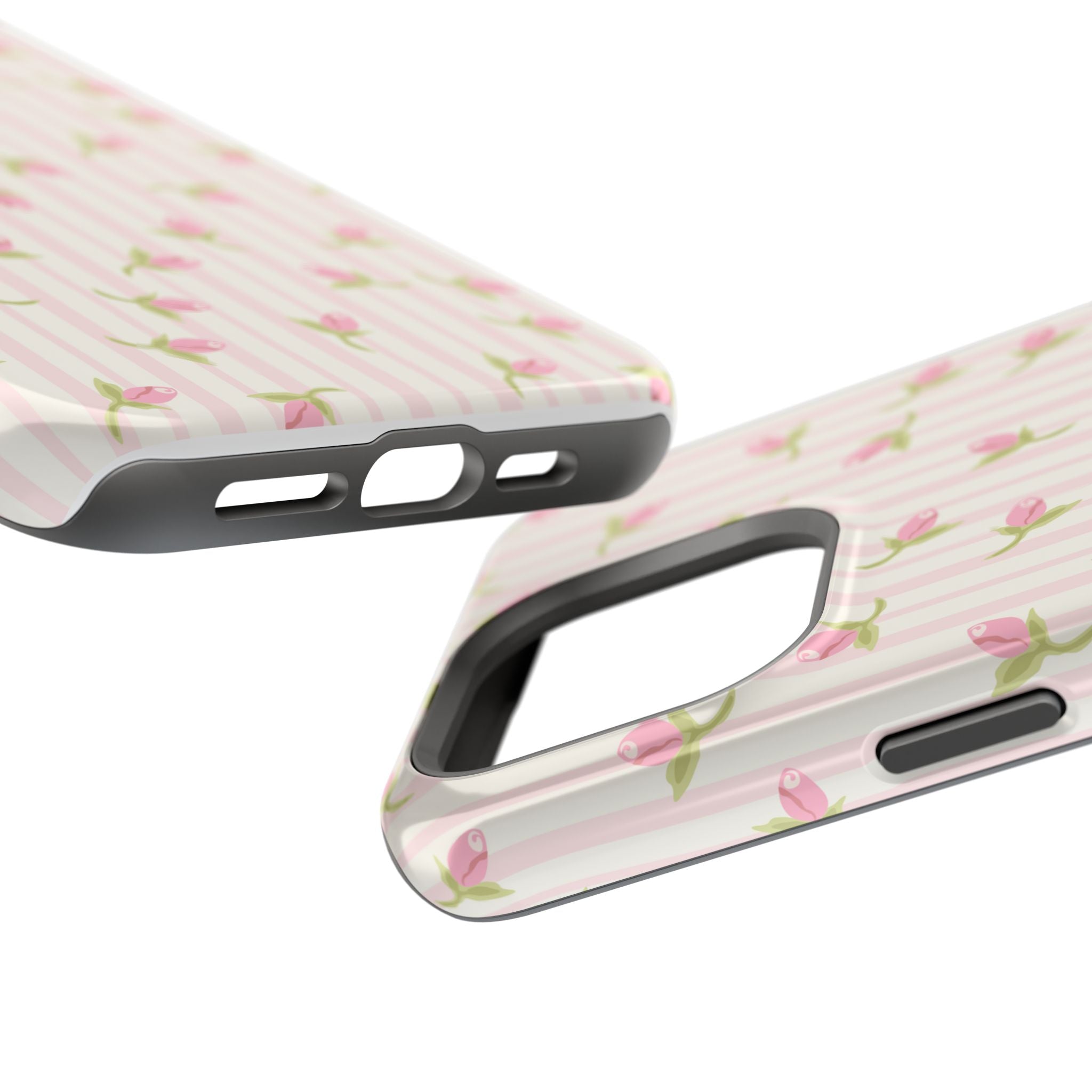 Customizable: Floral Impact-Resistant Phone Case