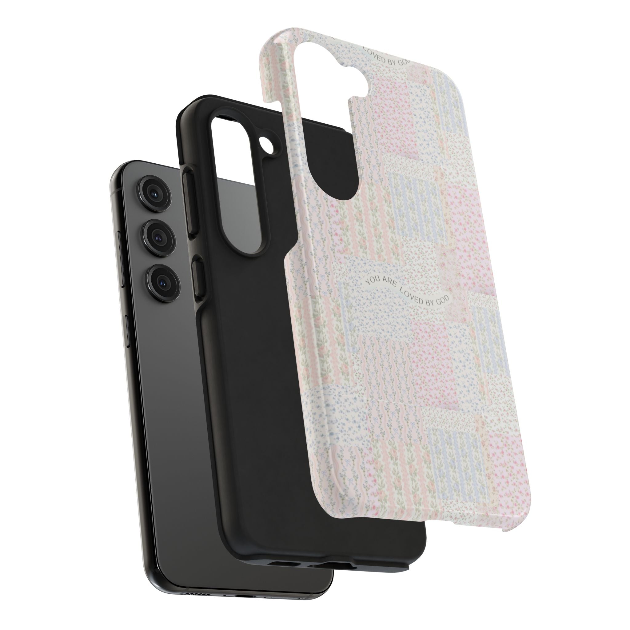 Floral Tough Phone Cases, Protective Phone Cover, Inspirational Tech Accessory, Gift for Her, Fashionable Phone Case, Unique Design