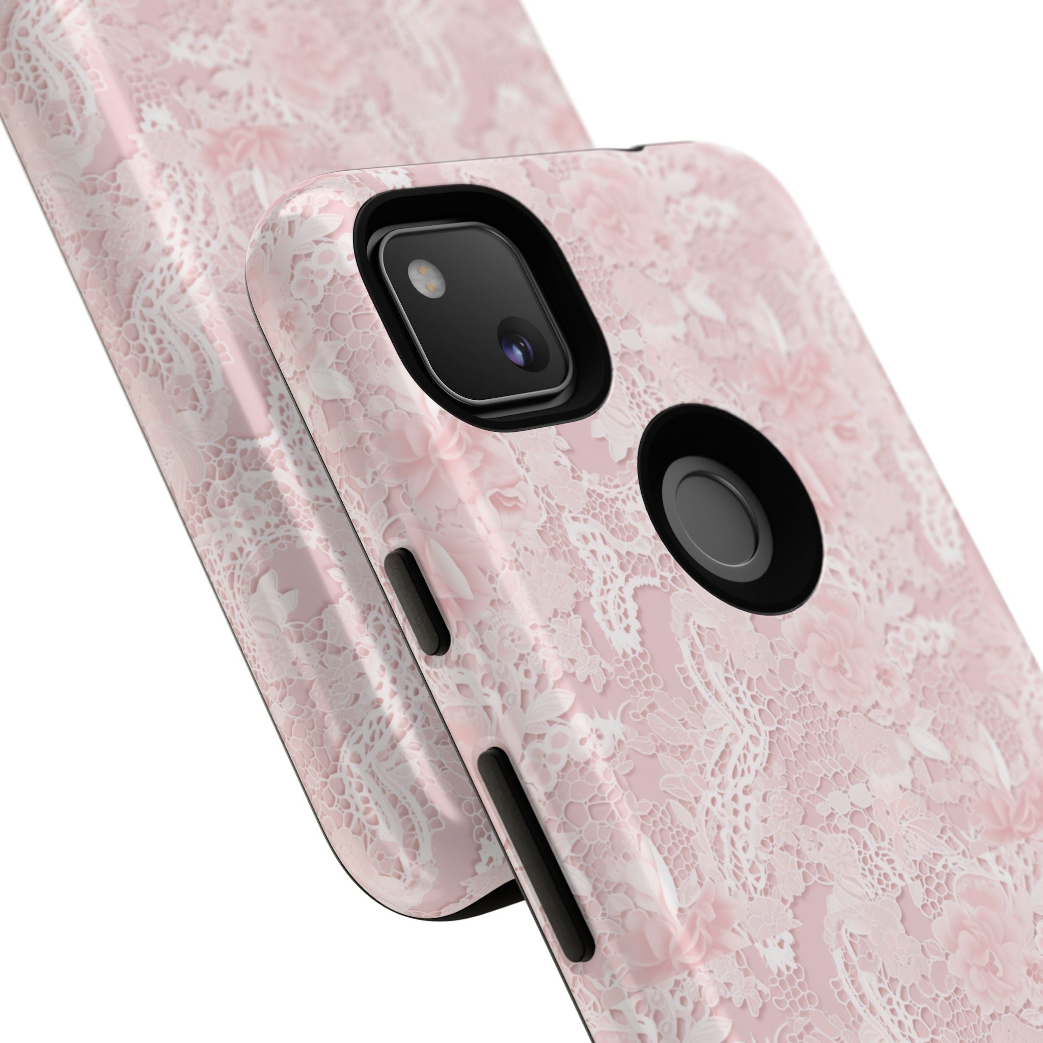 Customizable: Pink Floral Phone Case, Stylish Tough Cases, Unique Gift for Her, Cute Phone Accessories, Floral Tech Cover