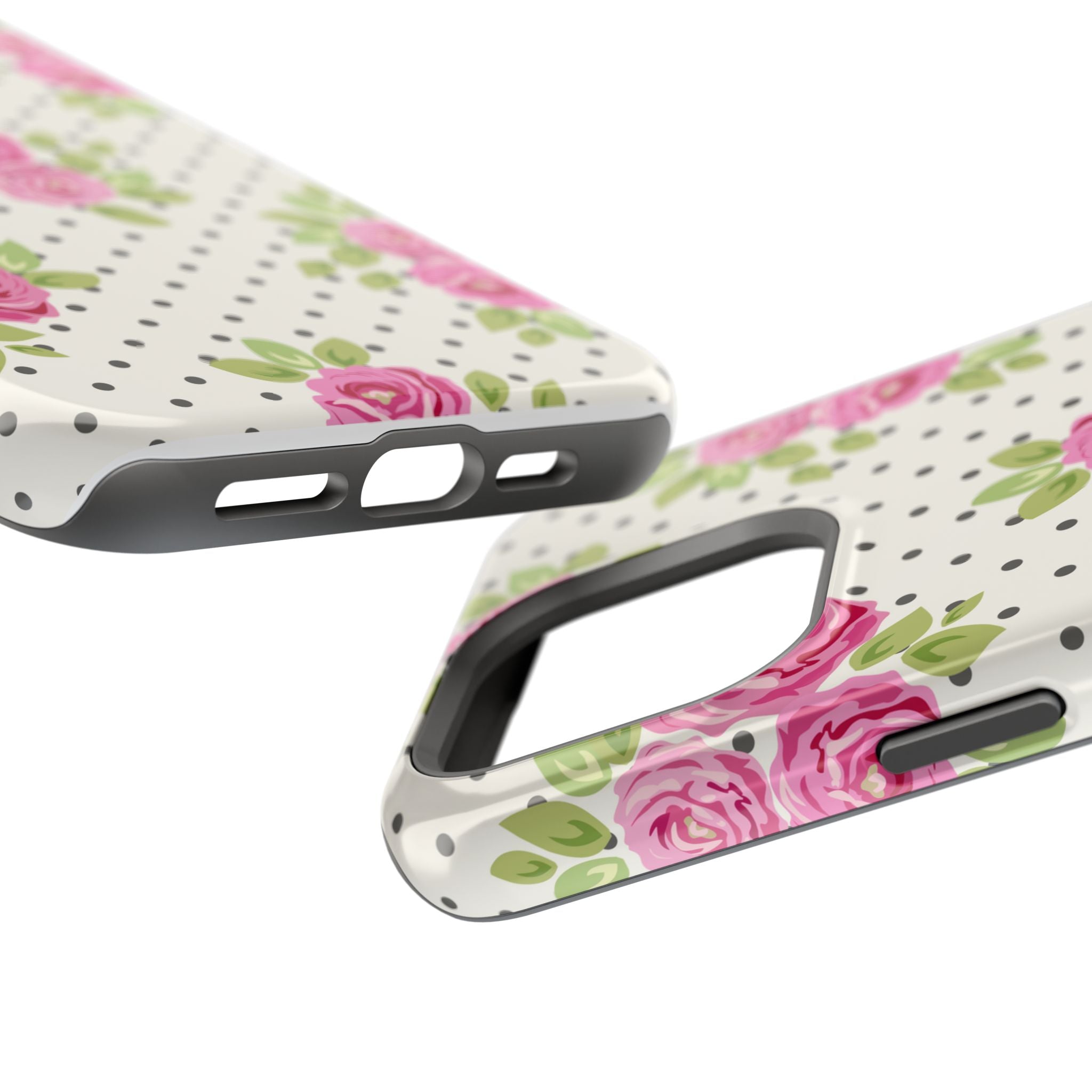 Customizable: Floral Polka Dot Phone Case