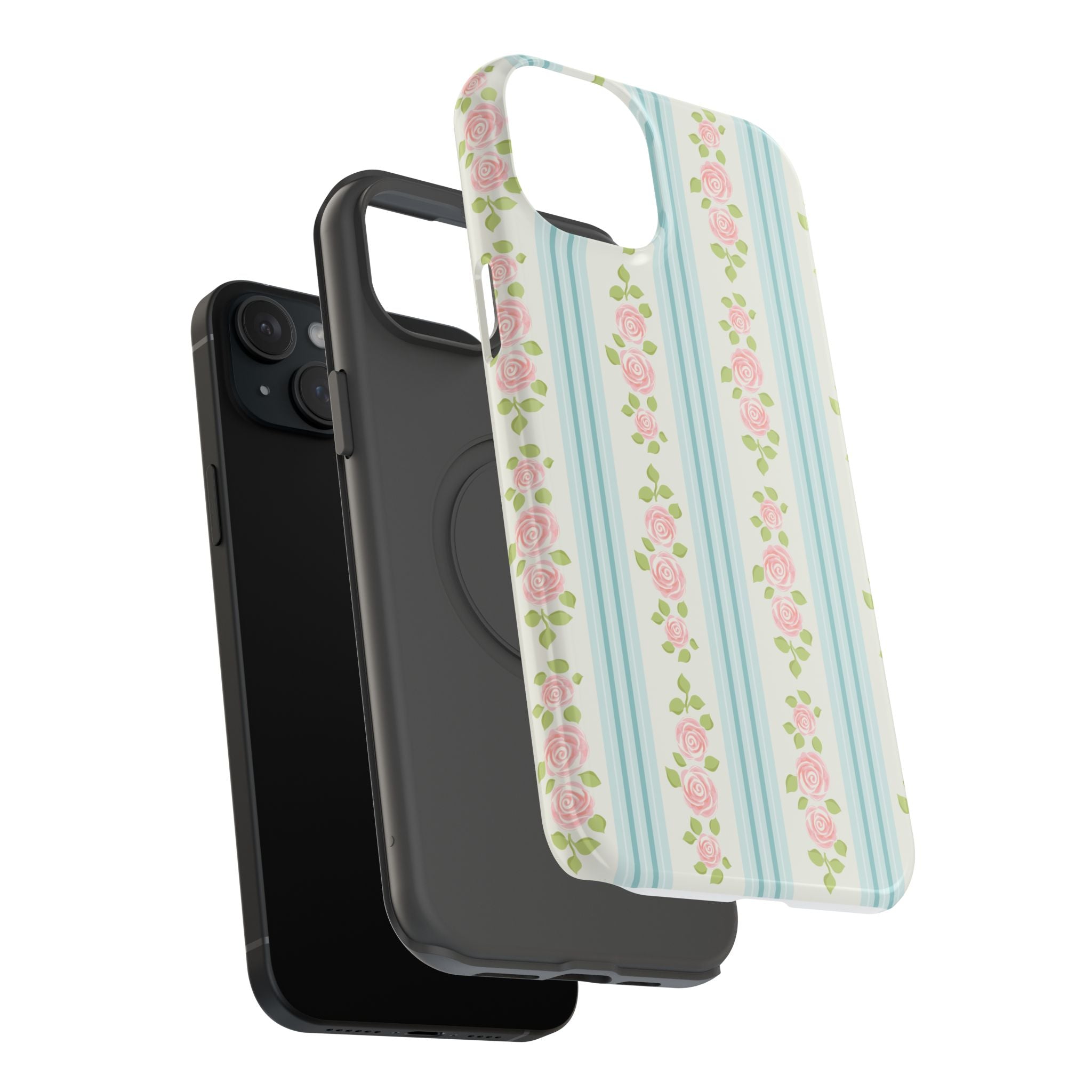 Customizable: Floral Impact-Resistant Phone Case