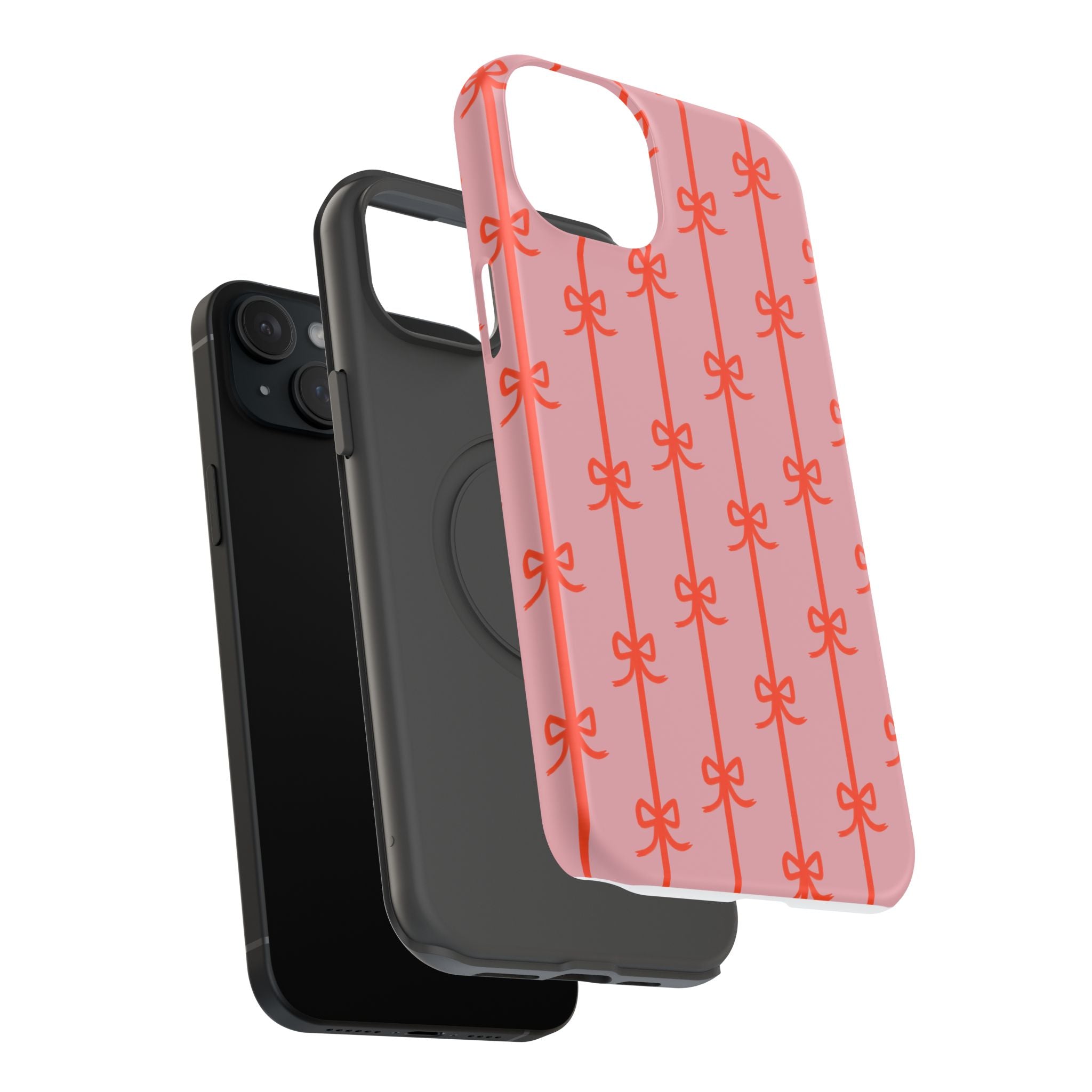 Customizable: Cute Bow Pattern Phone Case