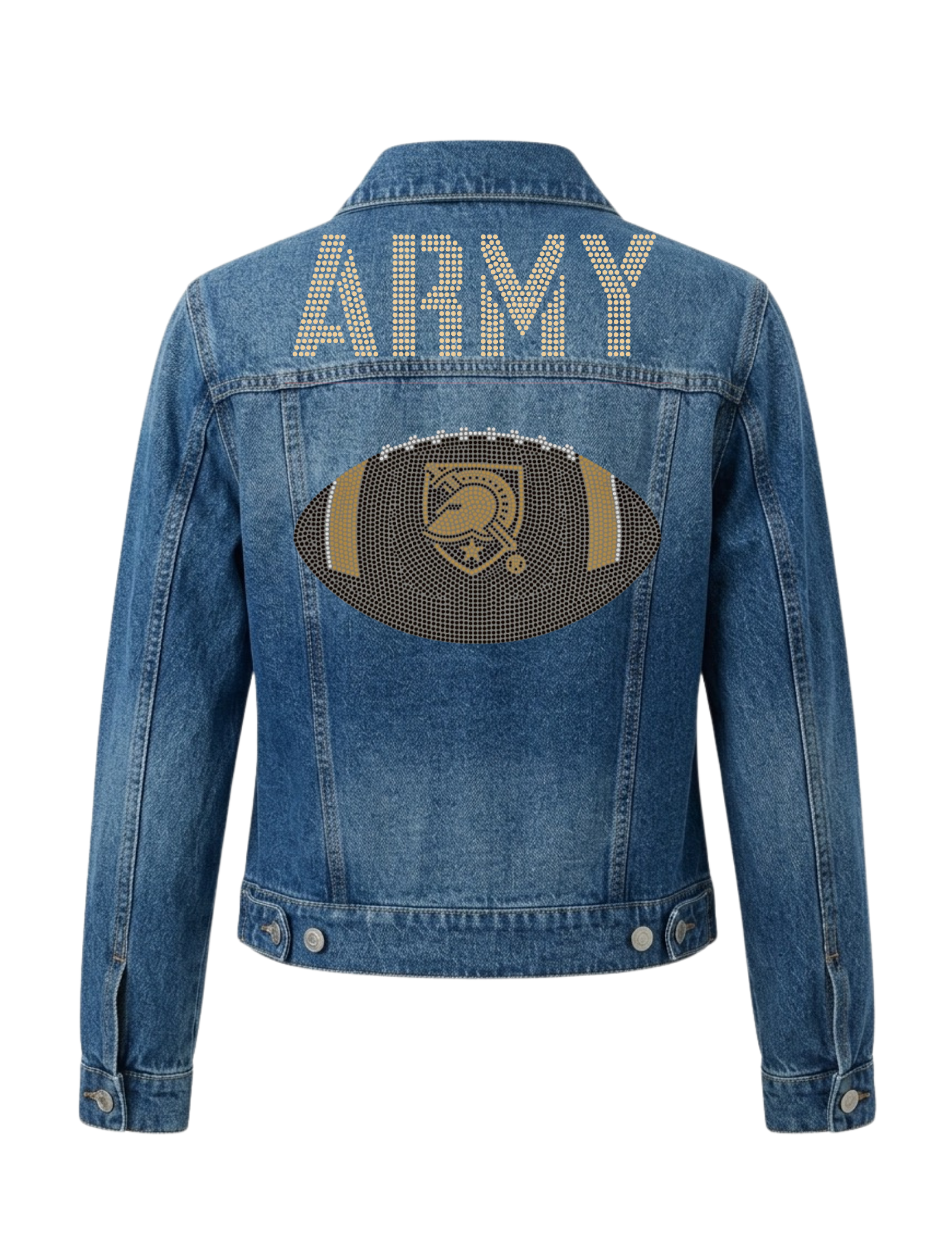 Army West Point Army Football Blue Denim Jacket