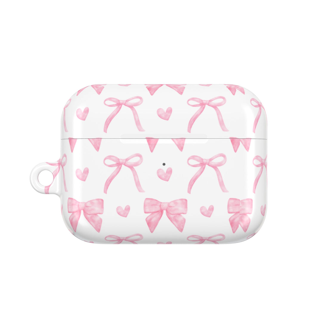 Cute Pink Bow AirPod Case Protectors, Aesthetic Earbuds Cover, Gift for Her, Stylish Tech Accessory