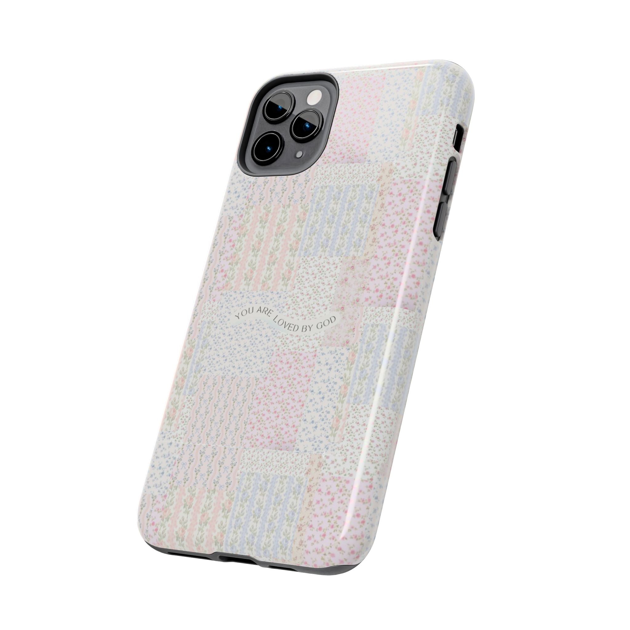 Floral Tough Phone Cases, Protective Phone Cover, Inspirational Tech Accessory, Gift for Her, Fashionable Phone Case, Unique Design