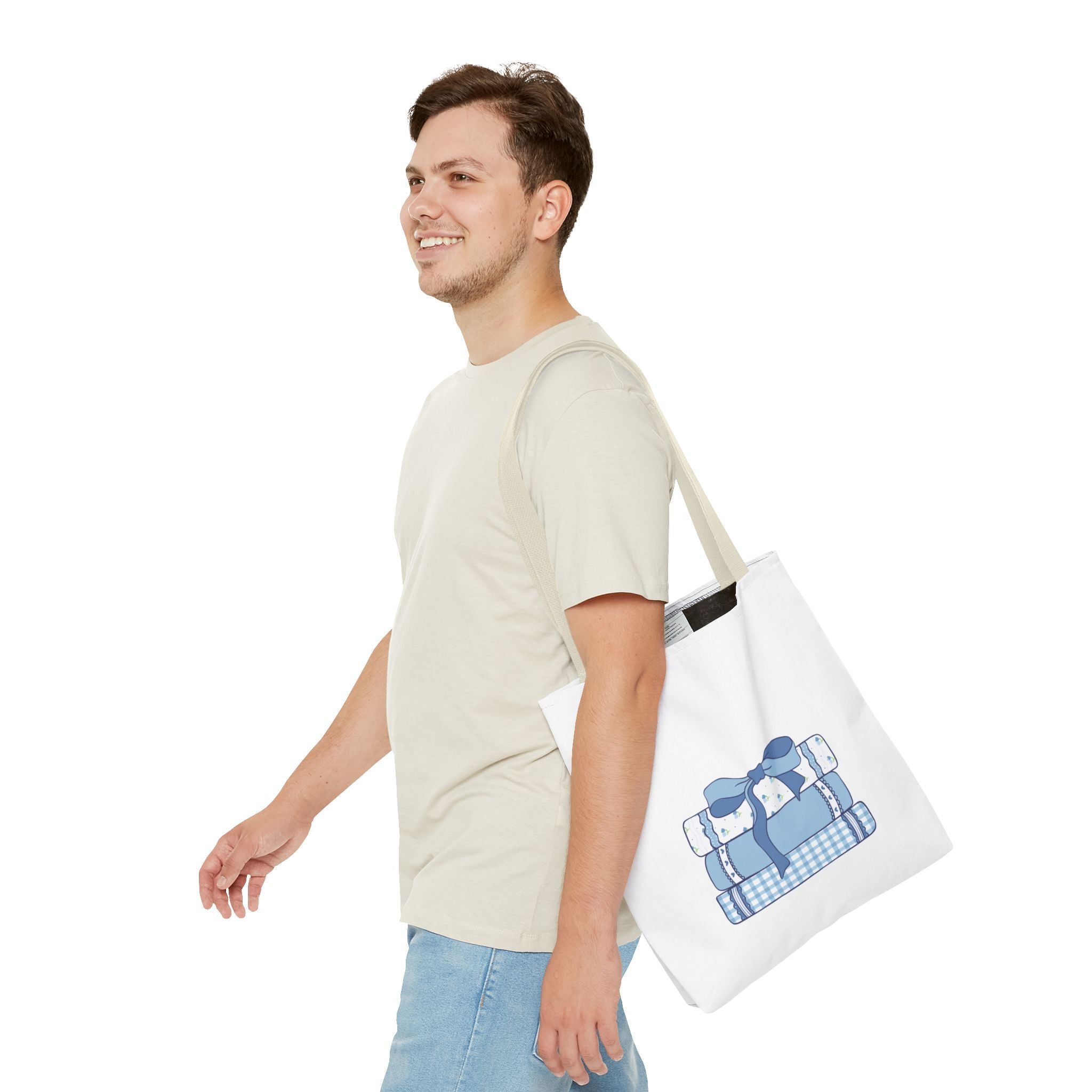 Customizable: Aesthetic Book Lover's Tote Bag, Ideal for College, Study, Shopping, Cute Canvas Bag, Gift for Student