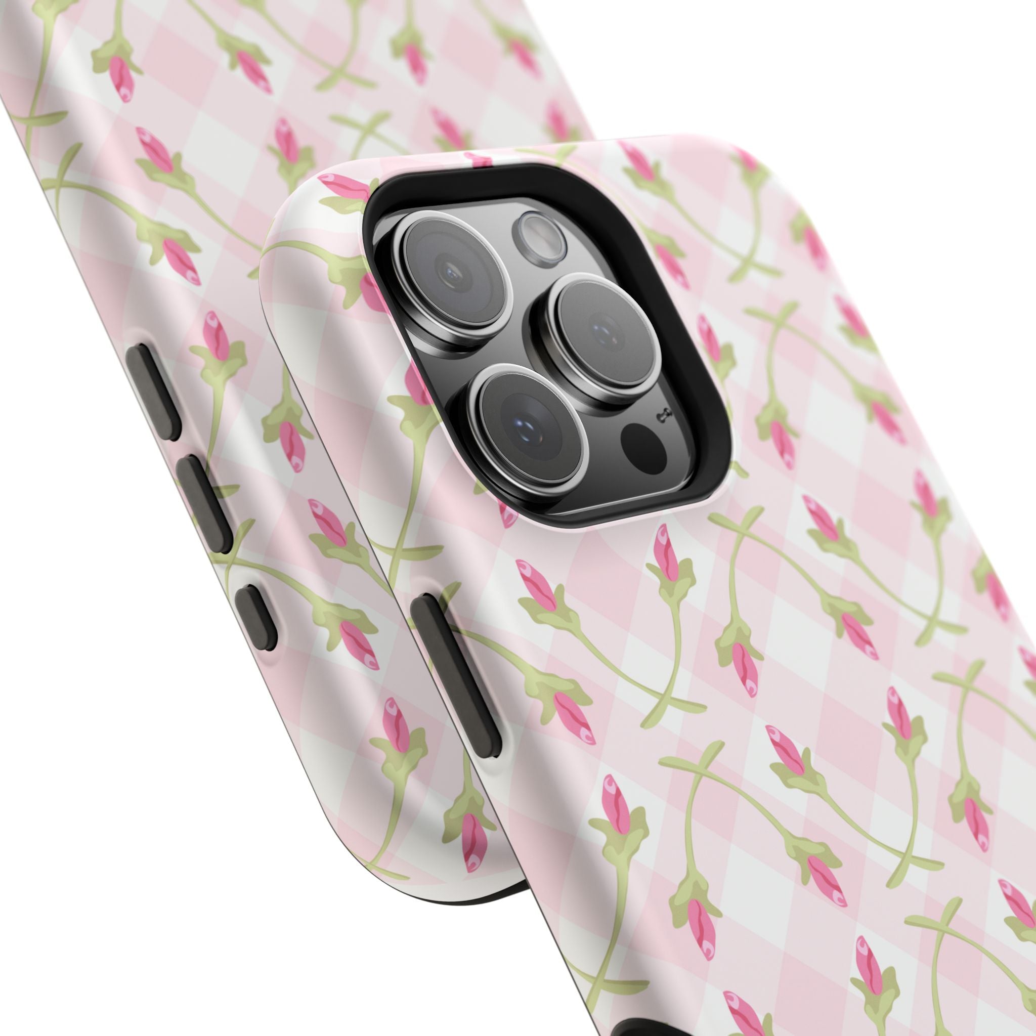 Customizable: Floral Impact-Resistant Phone Case