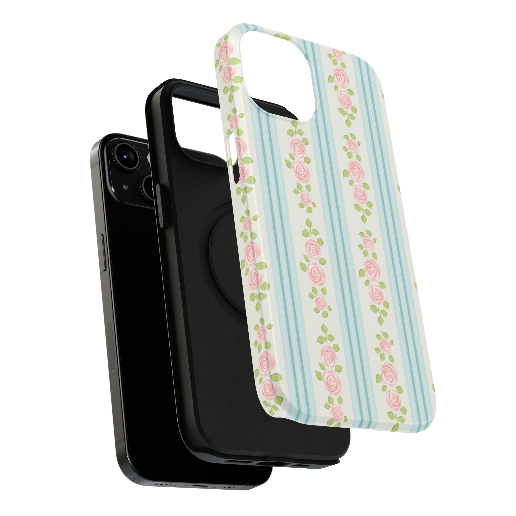 Customizable: Floral Impact-Resistant Phone Case