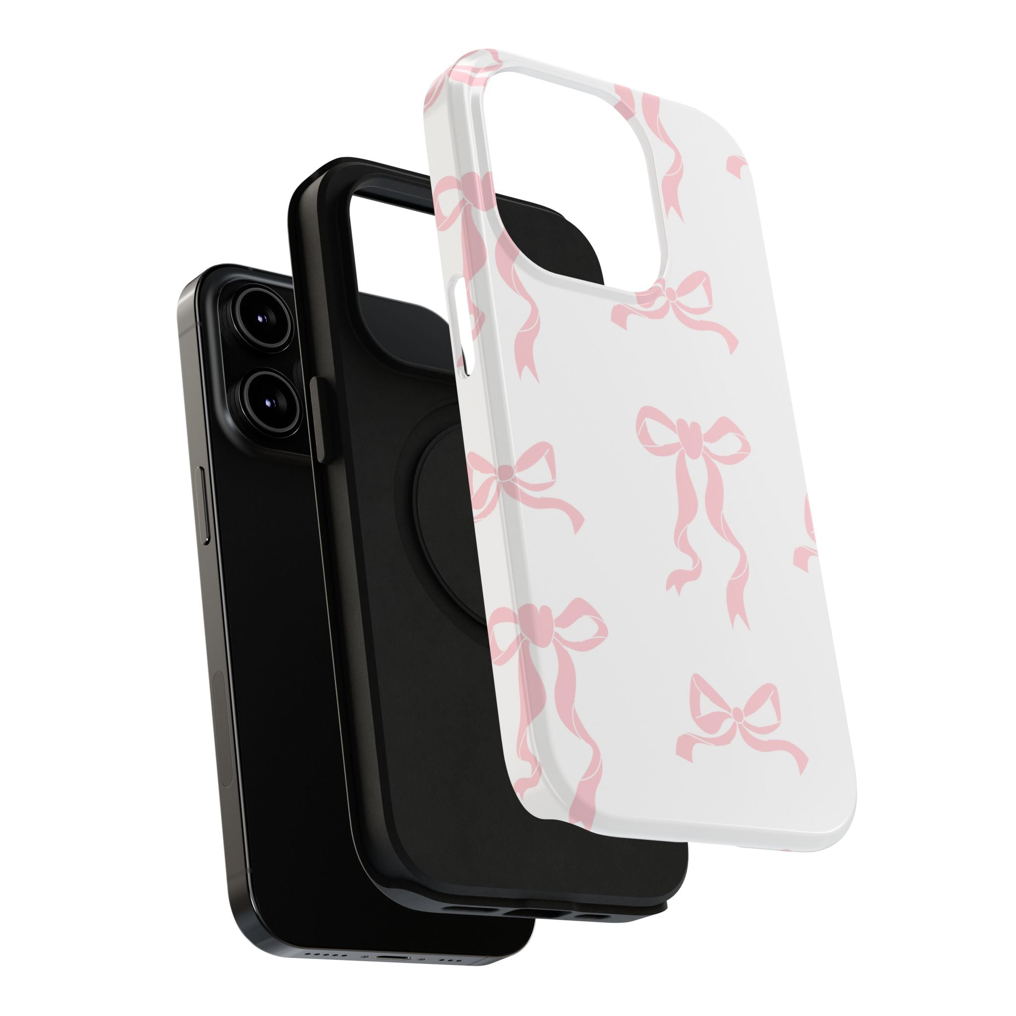 Customizable Cute Bow Pattern Phone Case
