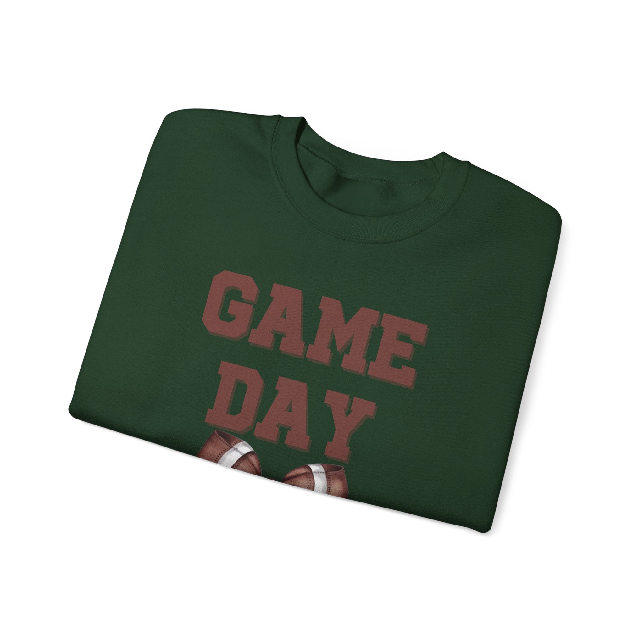Customizable Brown Game Day Sweatshirt, Sports Apparel, Tailgate Fashion