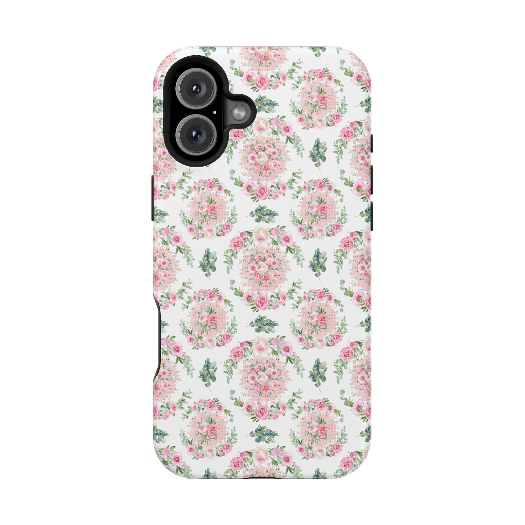 Customizable: Floral Impact-Resistant Phone Case