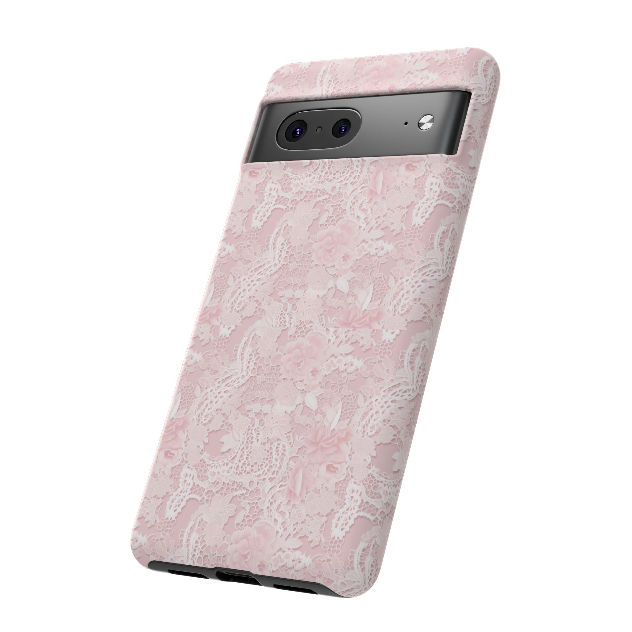 Customizable: Pink Floral Phone Case, Stylish Tough Cases, Unique Gift for Her, Cute Phone Accessories, Floral Tech Cover