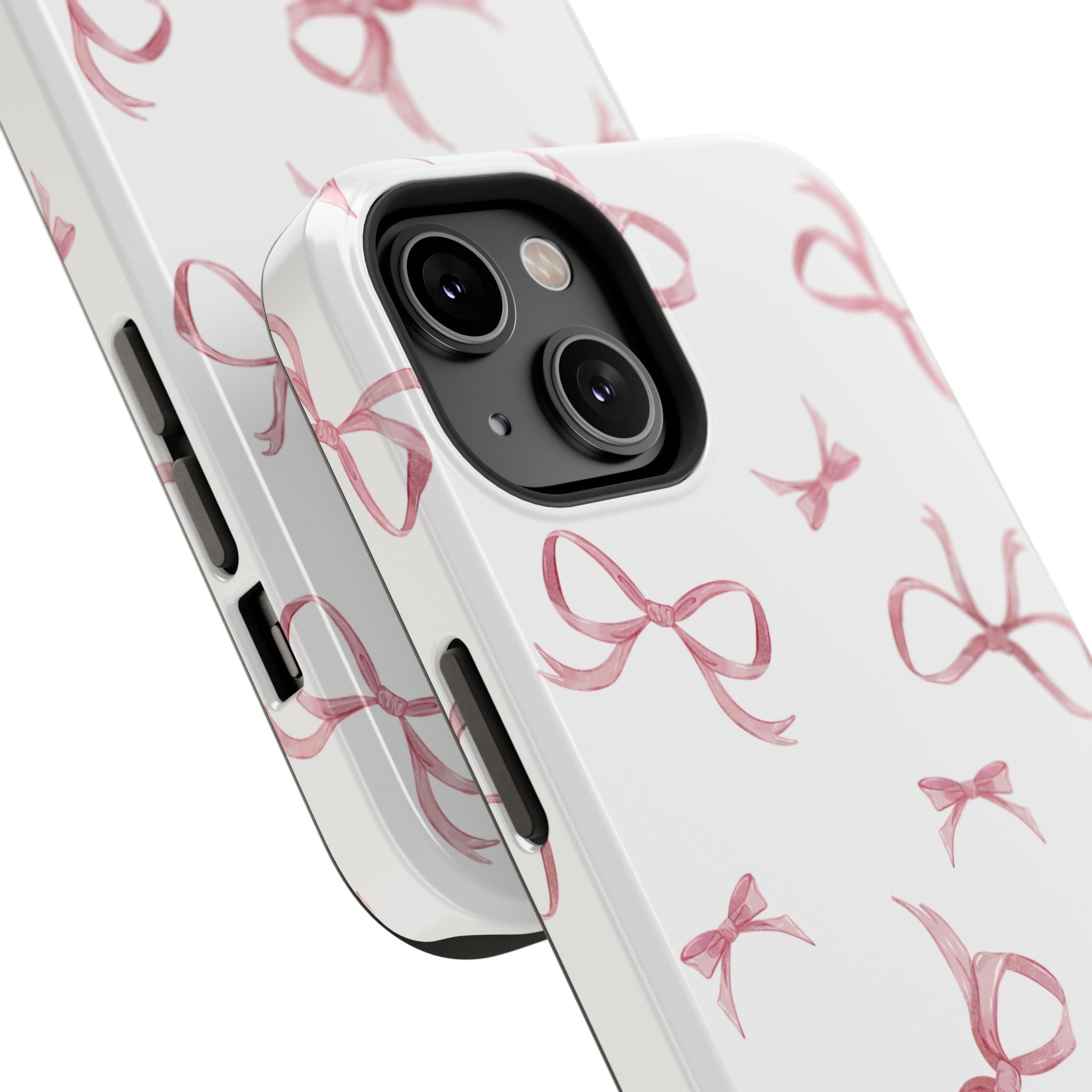 Customizable: Coquette Bow Stylish Impact-Resistant Phone Case