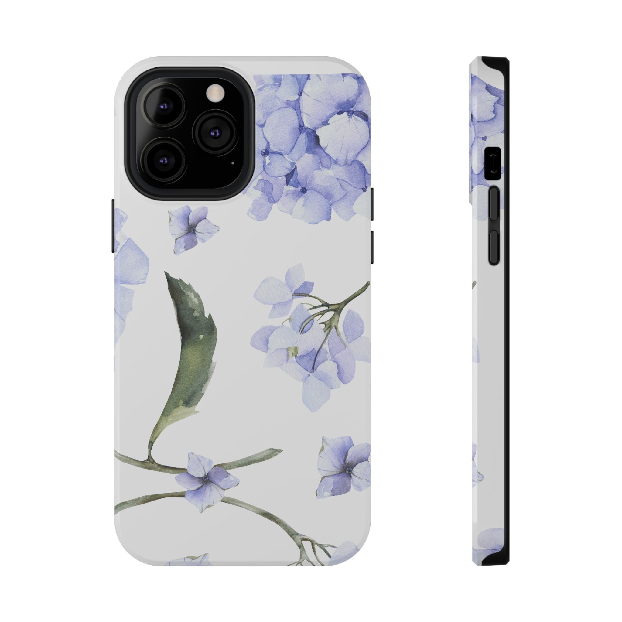 Customizable: Floral Purple Hydrangea Impact-Resistant Phone Case
