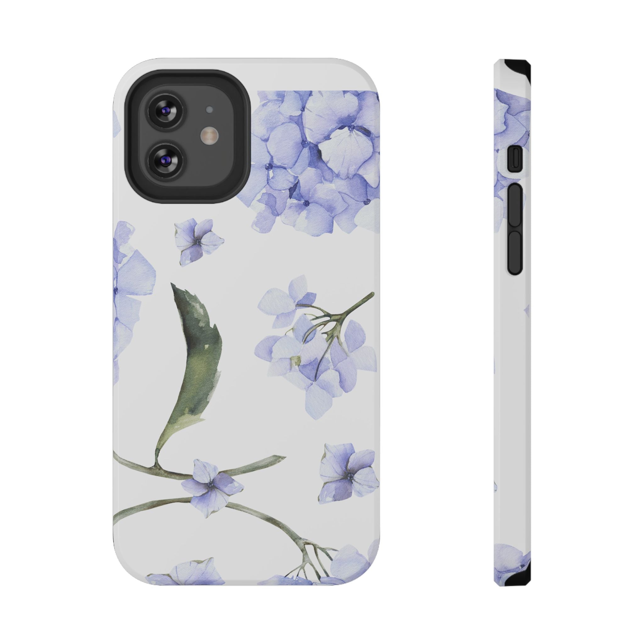 Customizable: Floral Purple Hydrangea Impact-Resistant Phone Case