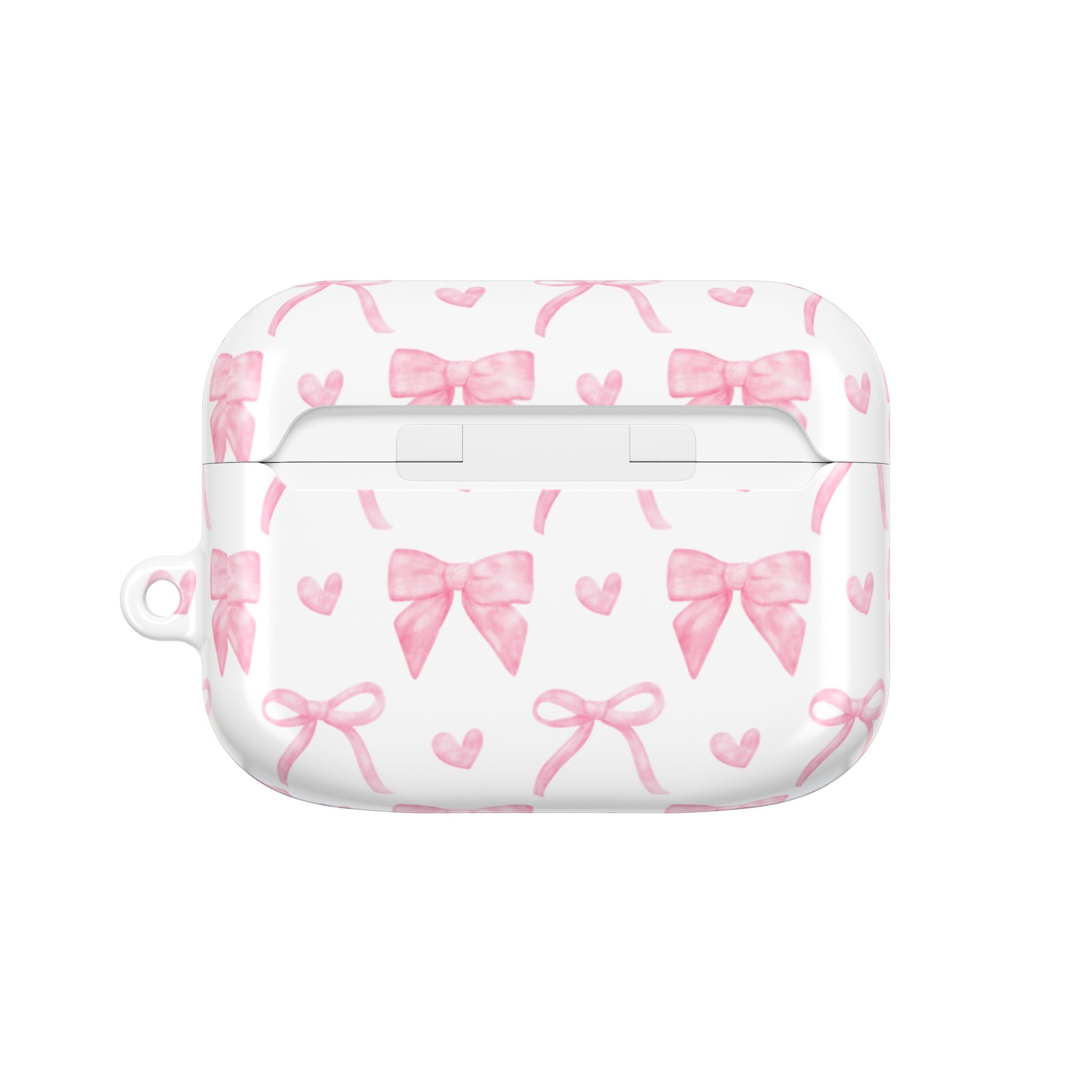 Cute Pink Bow AirPod Case Protectors, Aesthetic Earbuds Cover, Gift for Her, Stylish Tech Accessory