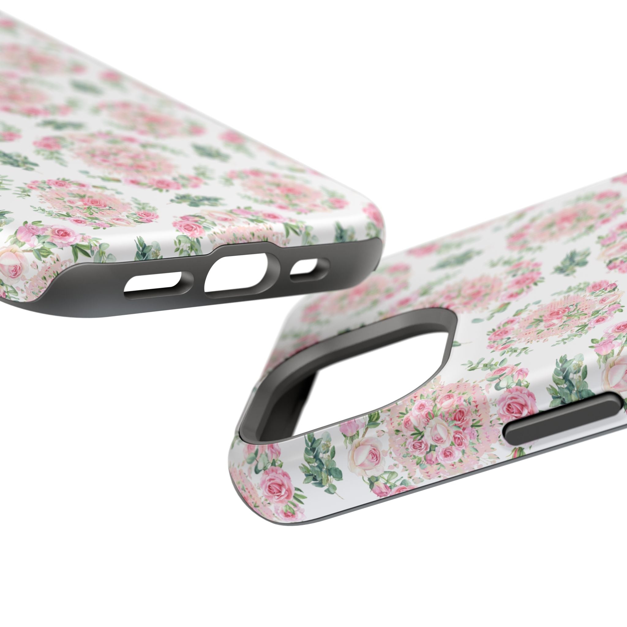Customizable: Floral Impact-Resistant Phone Case