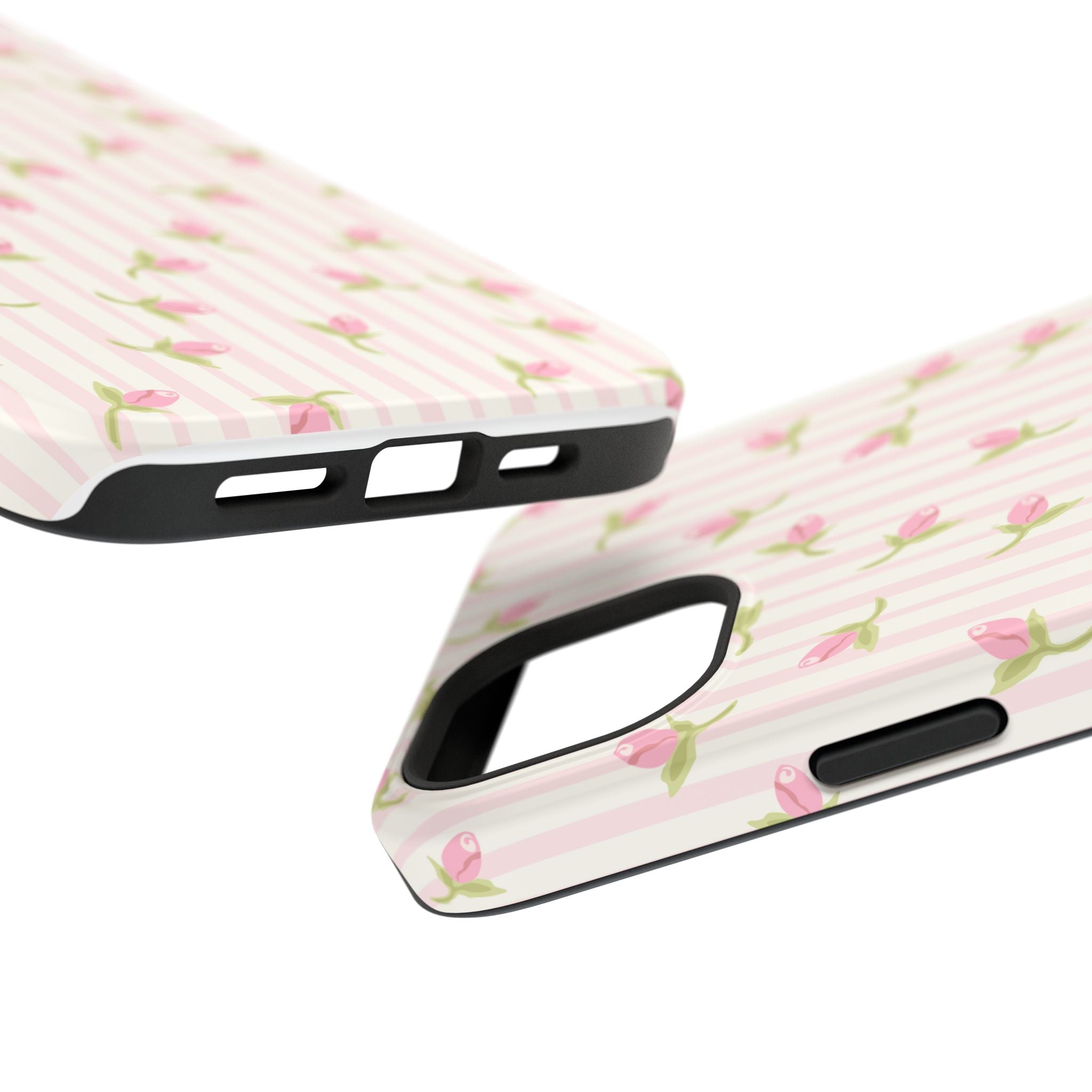 Customizable: Floral Impact-Resistant Phone Case
