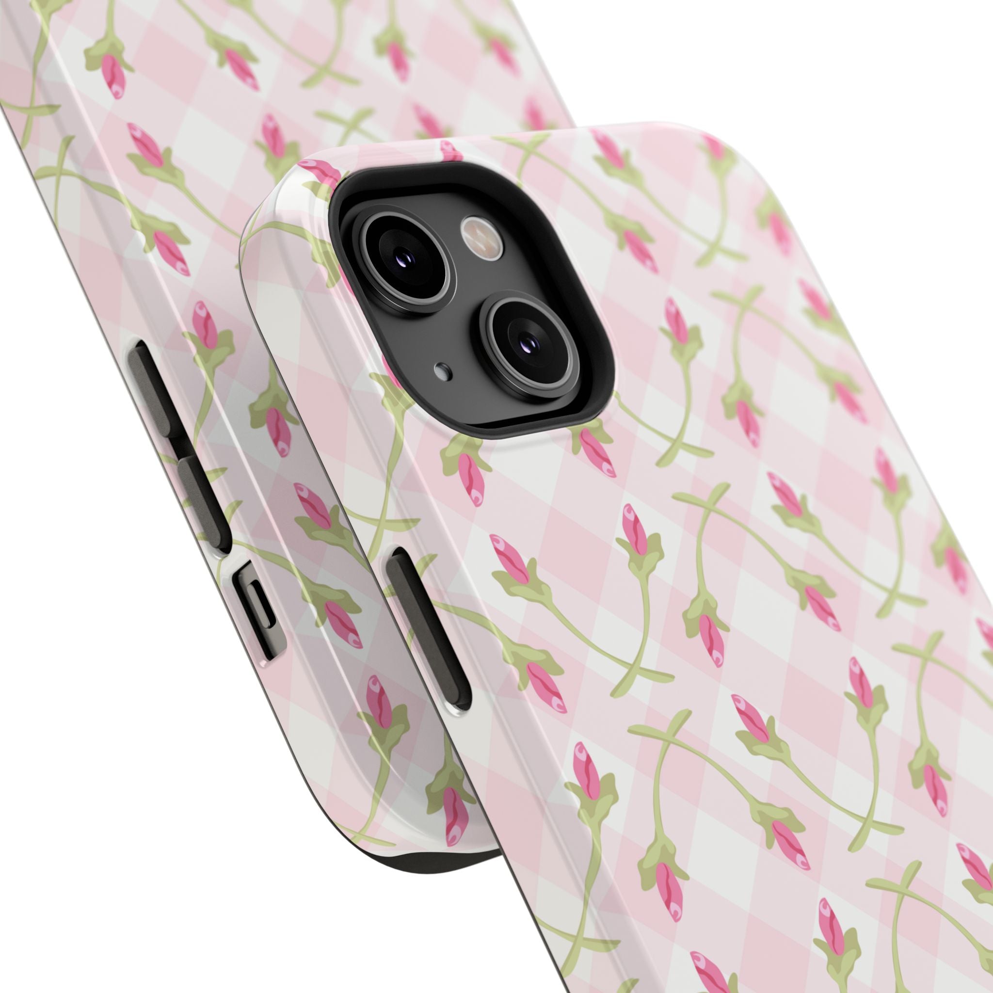 Customizable: Floral Impact-Resistant Phone Case