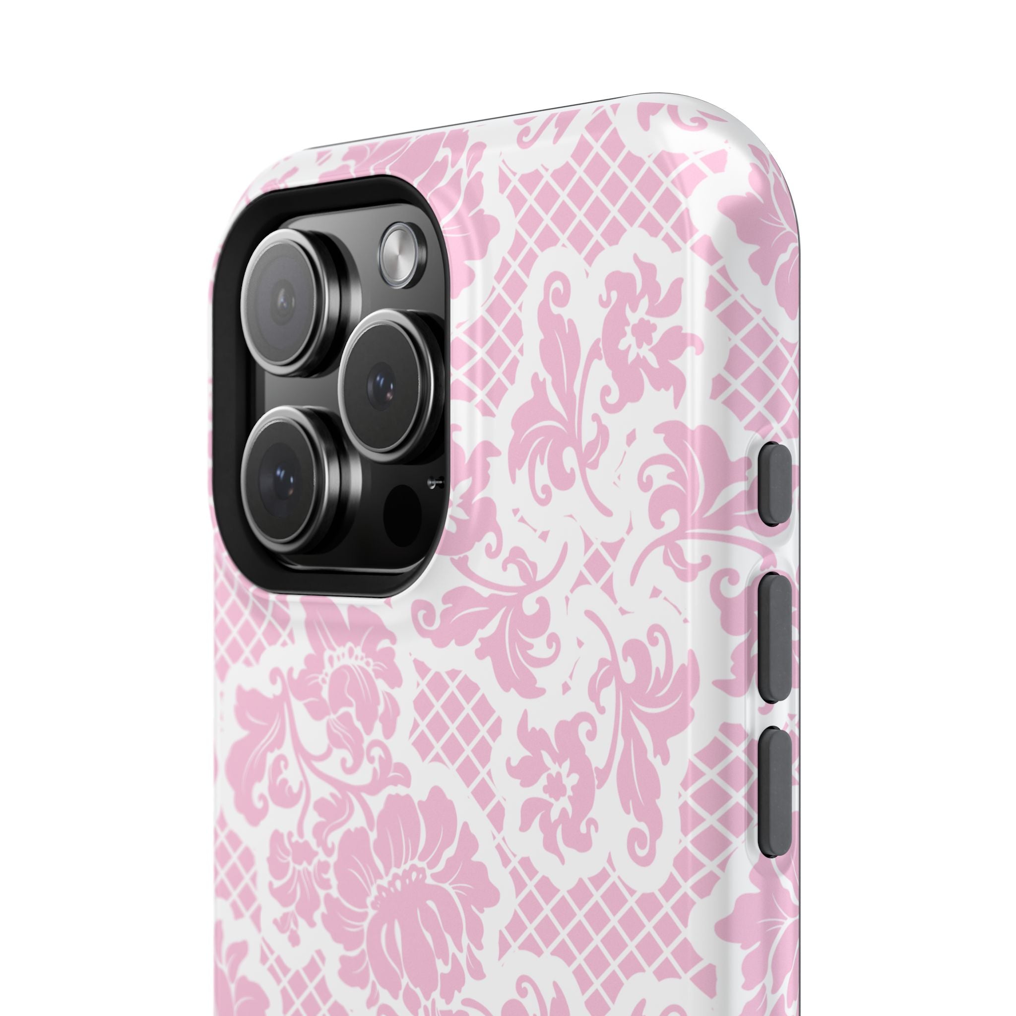 Customizable: Pink Lace Inspired Elegantly Chic Impact-Resistant Case