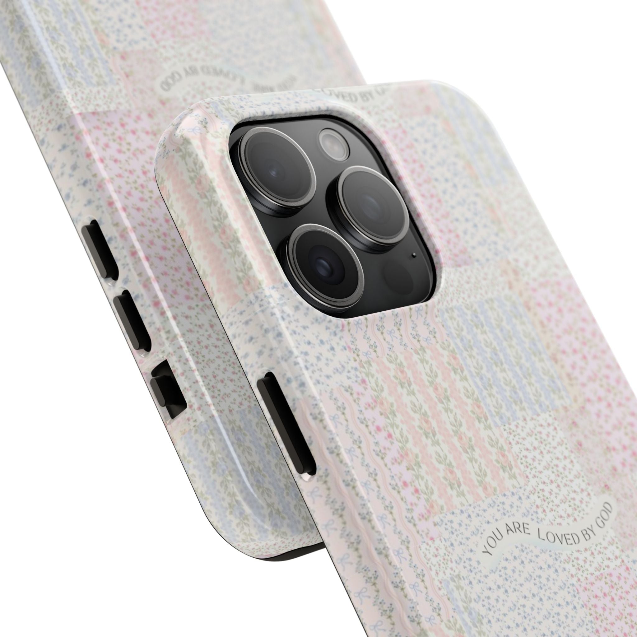Floral Tough Phone Cases, Protective Phone Cover, Inspirational Tech Accessory, Gift for Her, Fashionable Phone Case, Unique Design