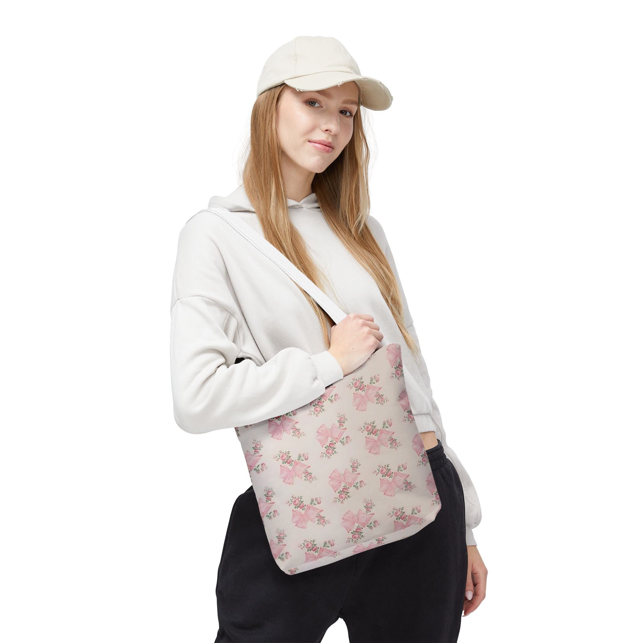 Customizable Tote Bag - Floral Whimsical Girly Aesthetic Design