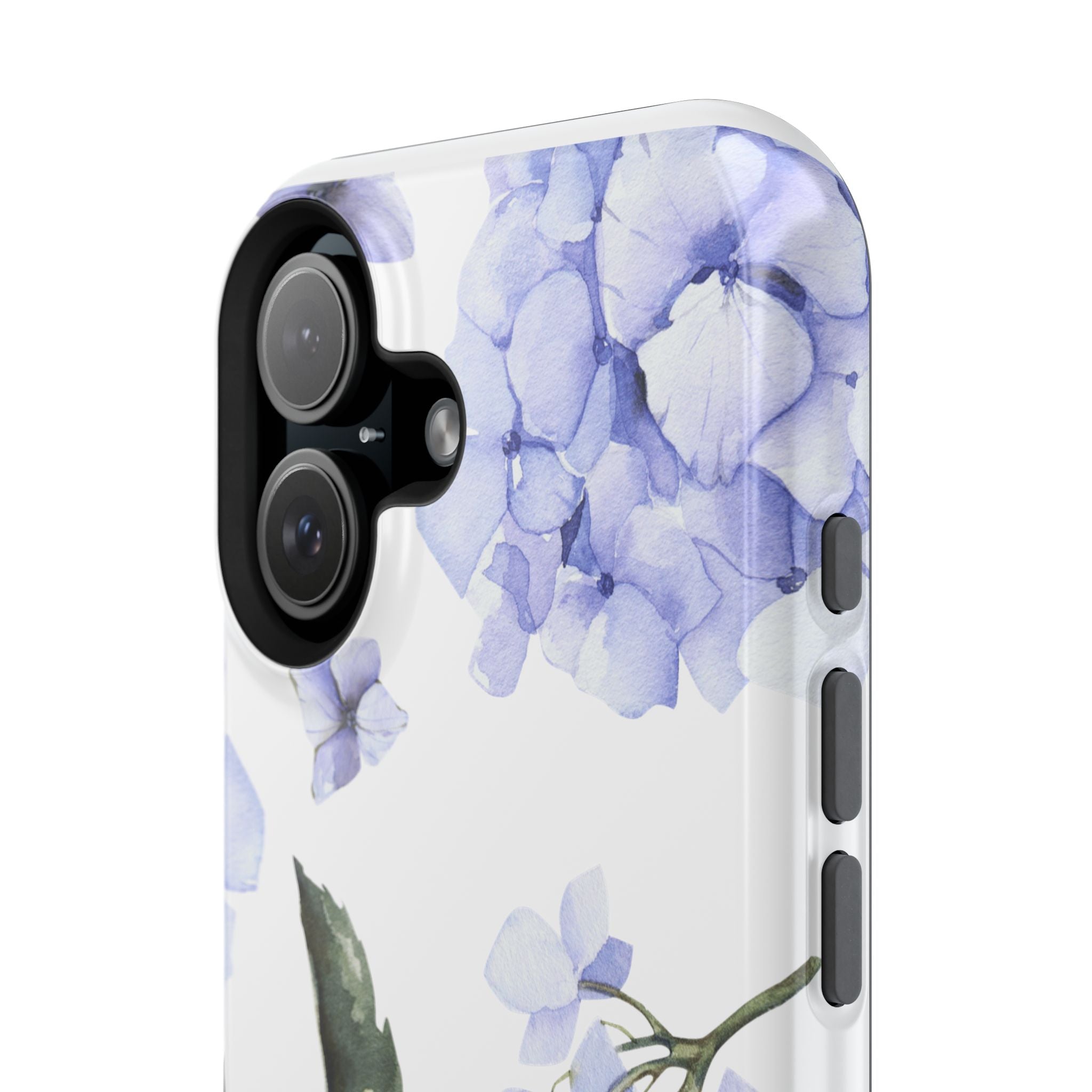 Customizable: Floral Purple Hydrangea Impact-Resistant Phone Case