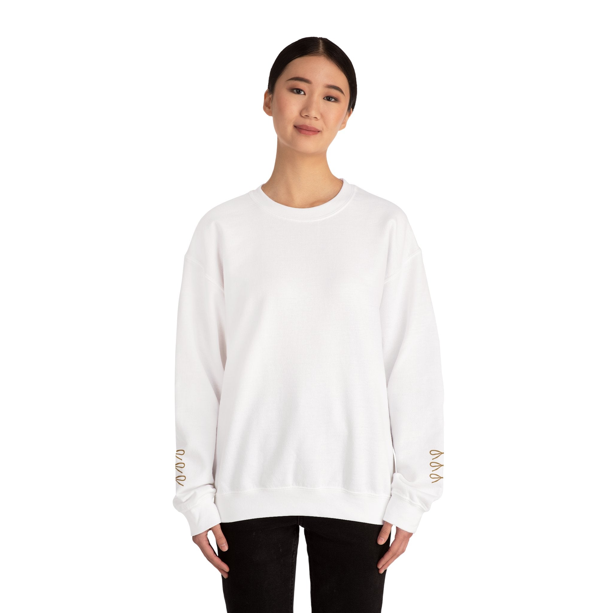 Customizable Gold Football & Bows Sweatshirt