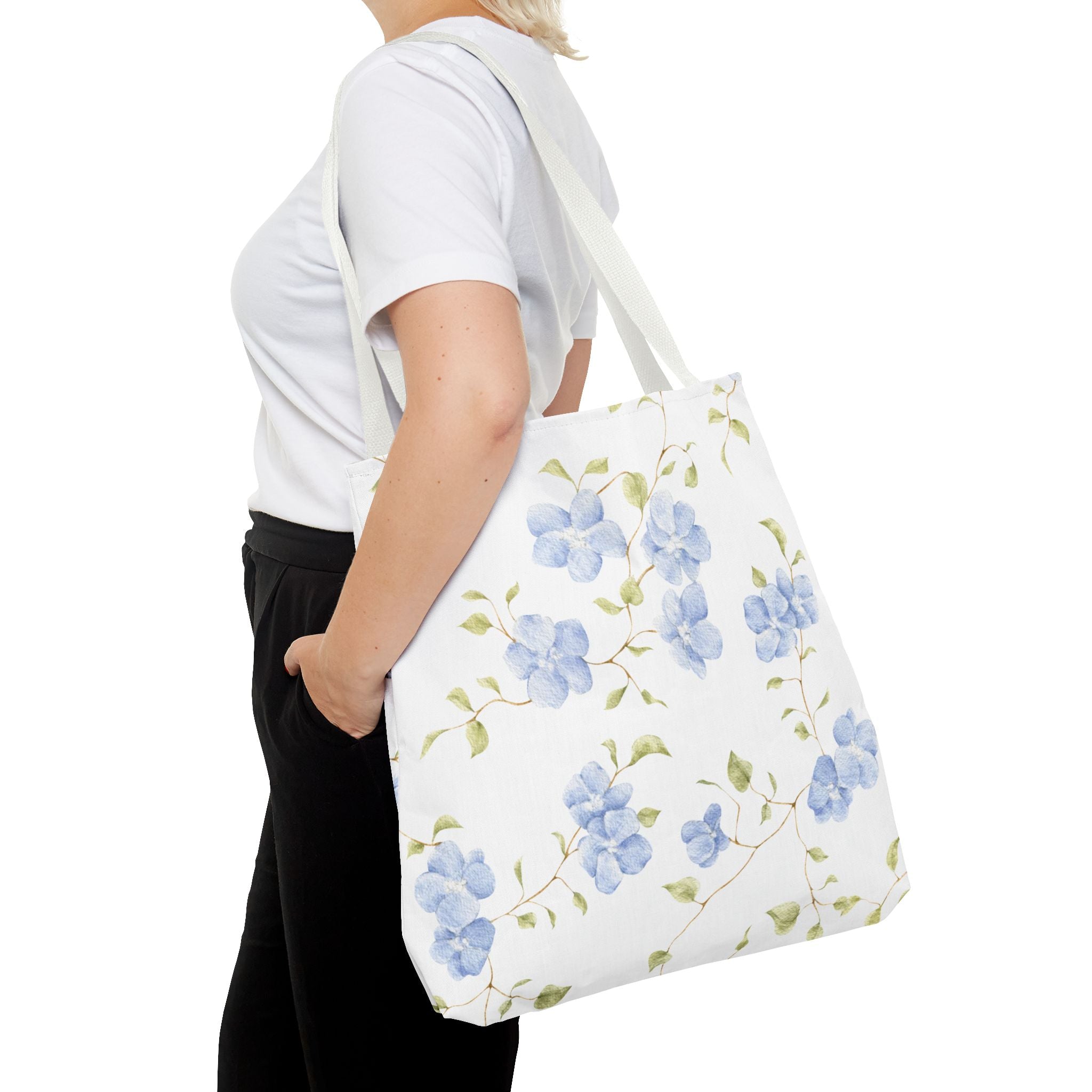 Floral Tote Bag, Stylish Eco-Friendly Bag, Gift for Her, Beach Bag, Shopping Tote, College Bag