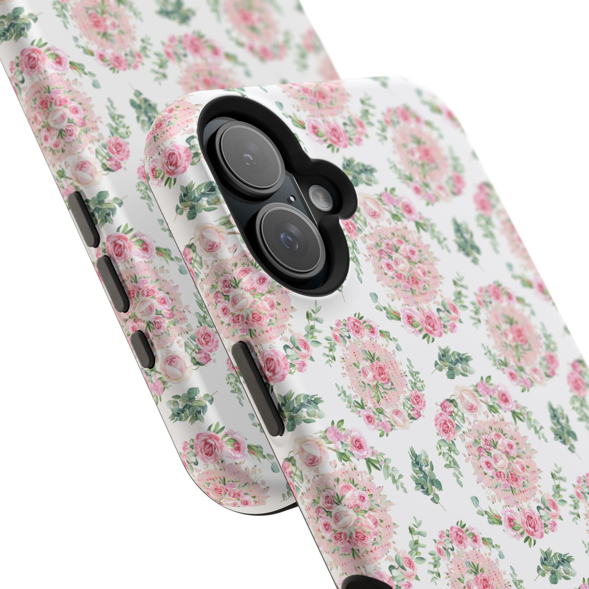 Customizable: Floral Impact-Resistant Phone Case