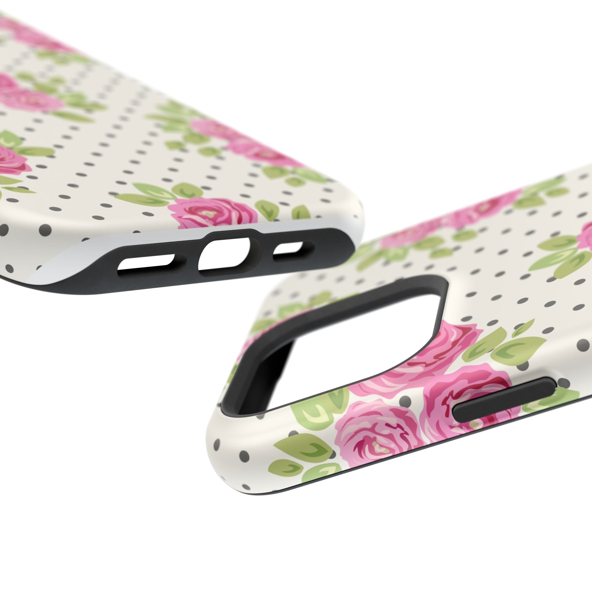 Customizable: Floral Polka Dot Phone Case