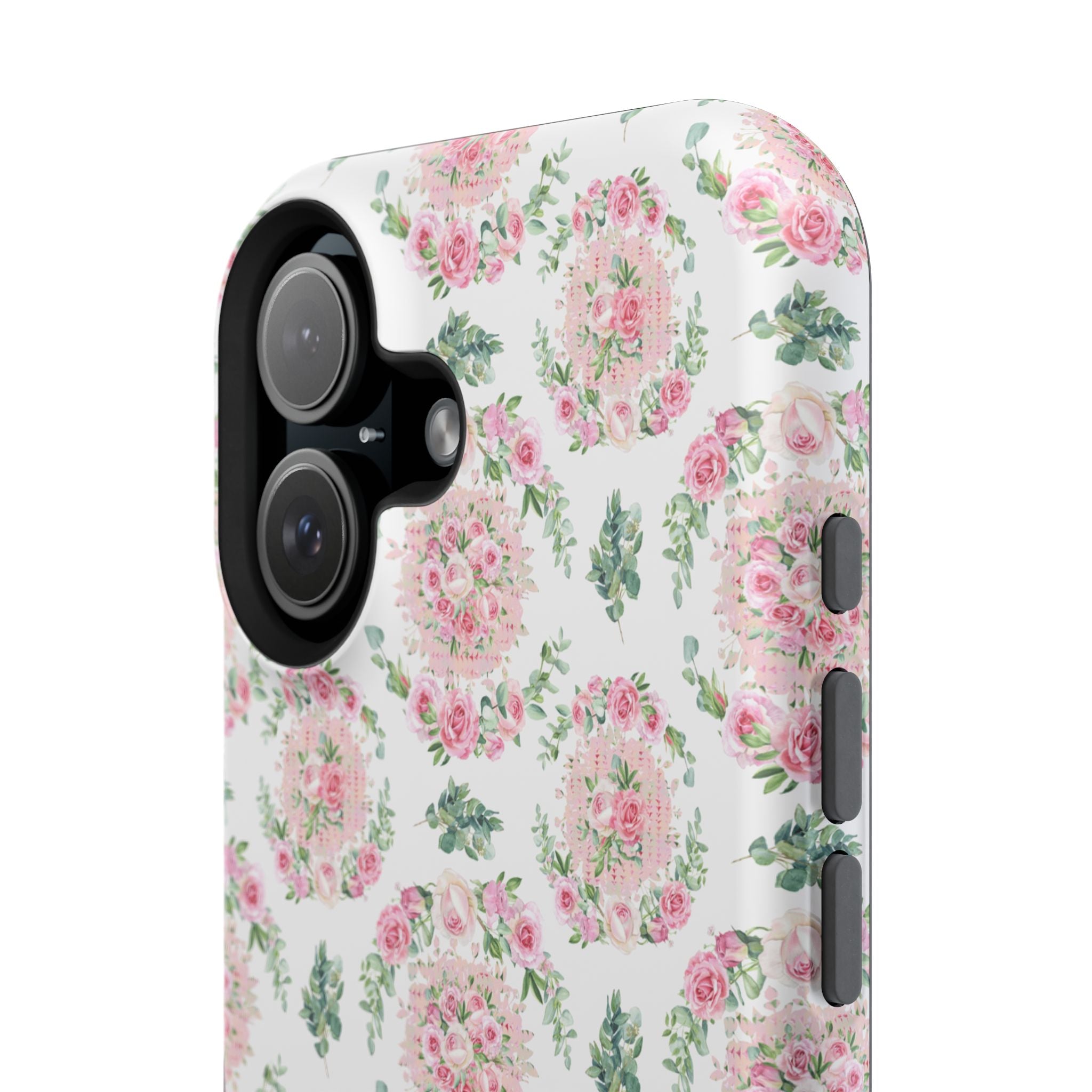 Customizable: Floral Impact-Resistant Phone Case